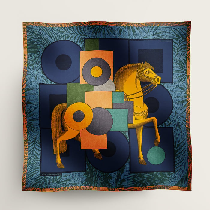 Cavalier En Formes Scarf 90