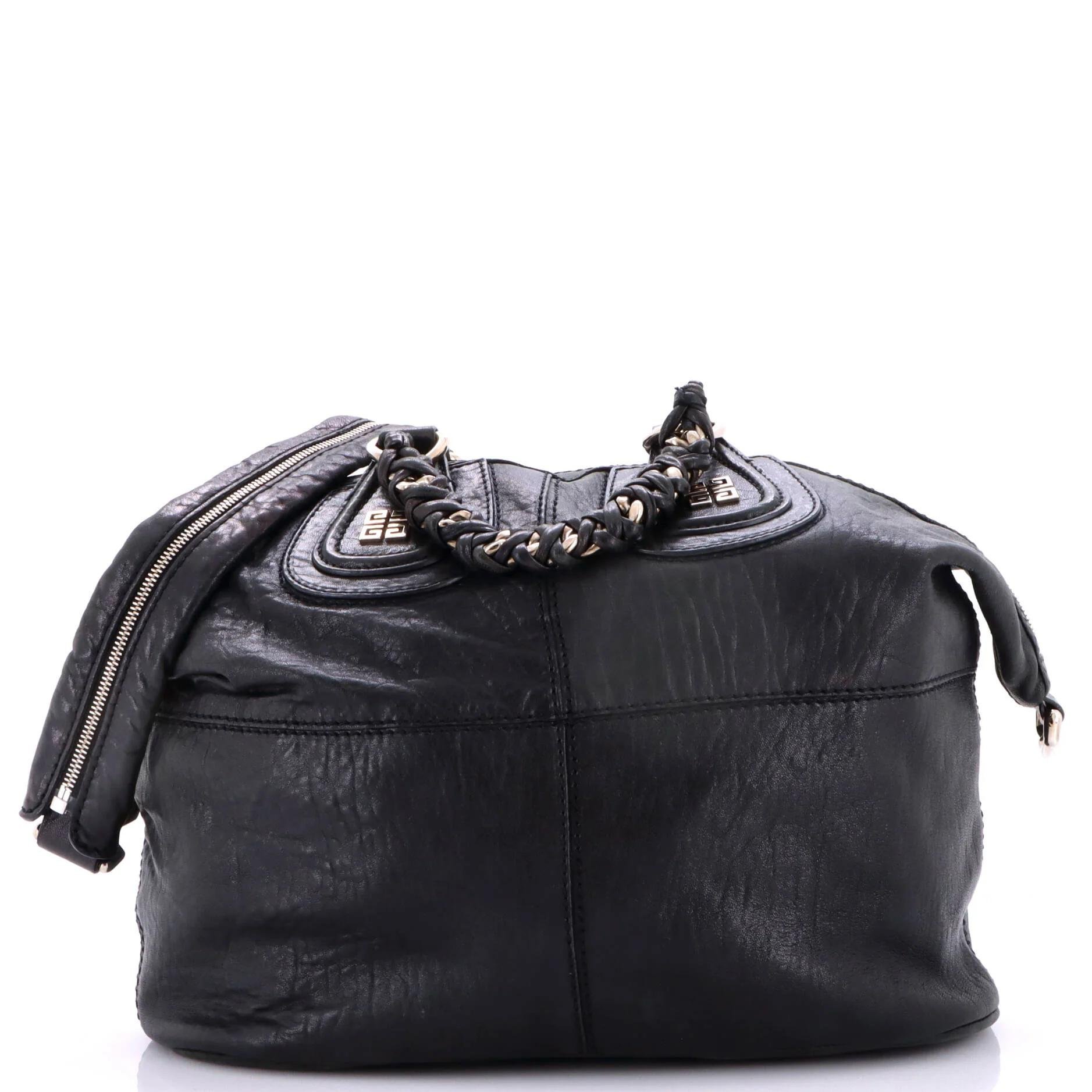 Leather satchel