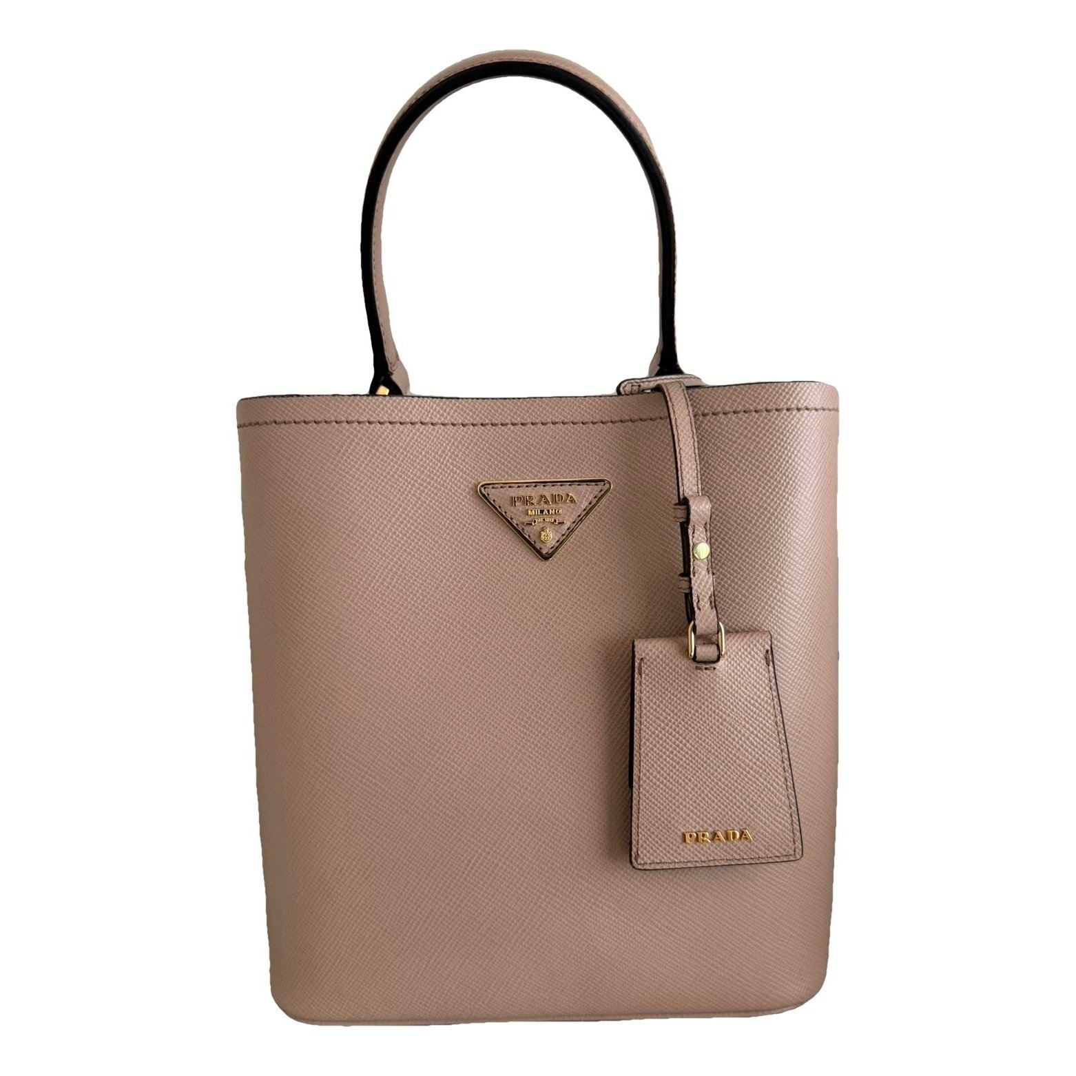 Panier leather handbag