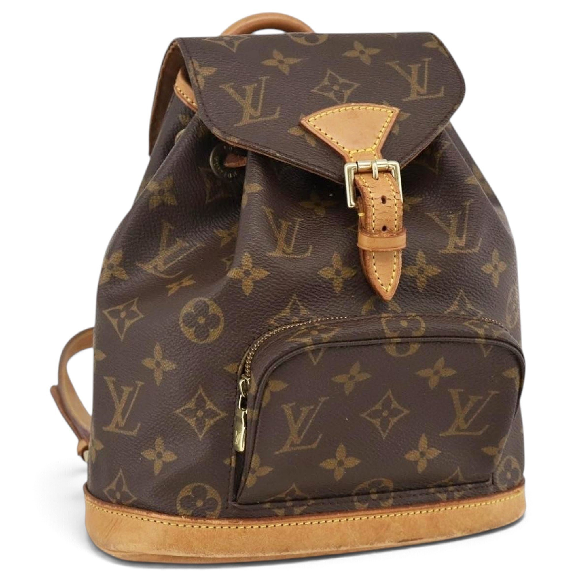 Montsouris leather backpack