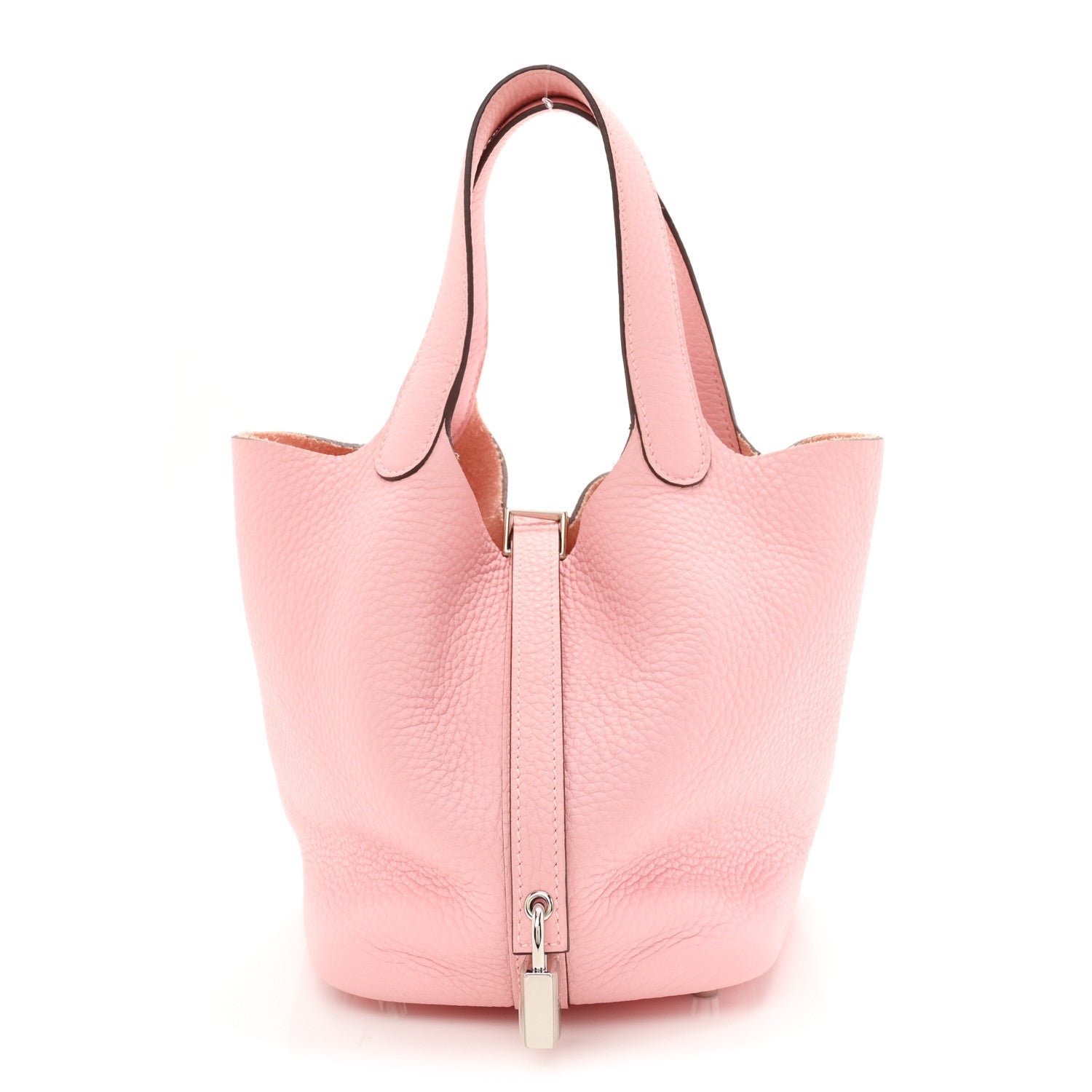 Hermes Hermes Taurillon Clemence Picotin Lock 18 PM Rose Sakura