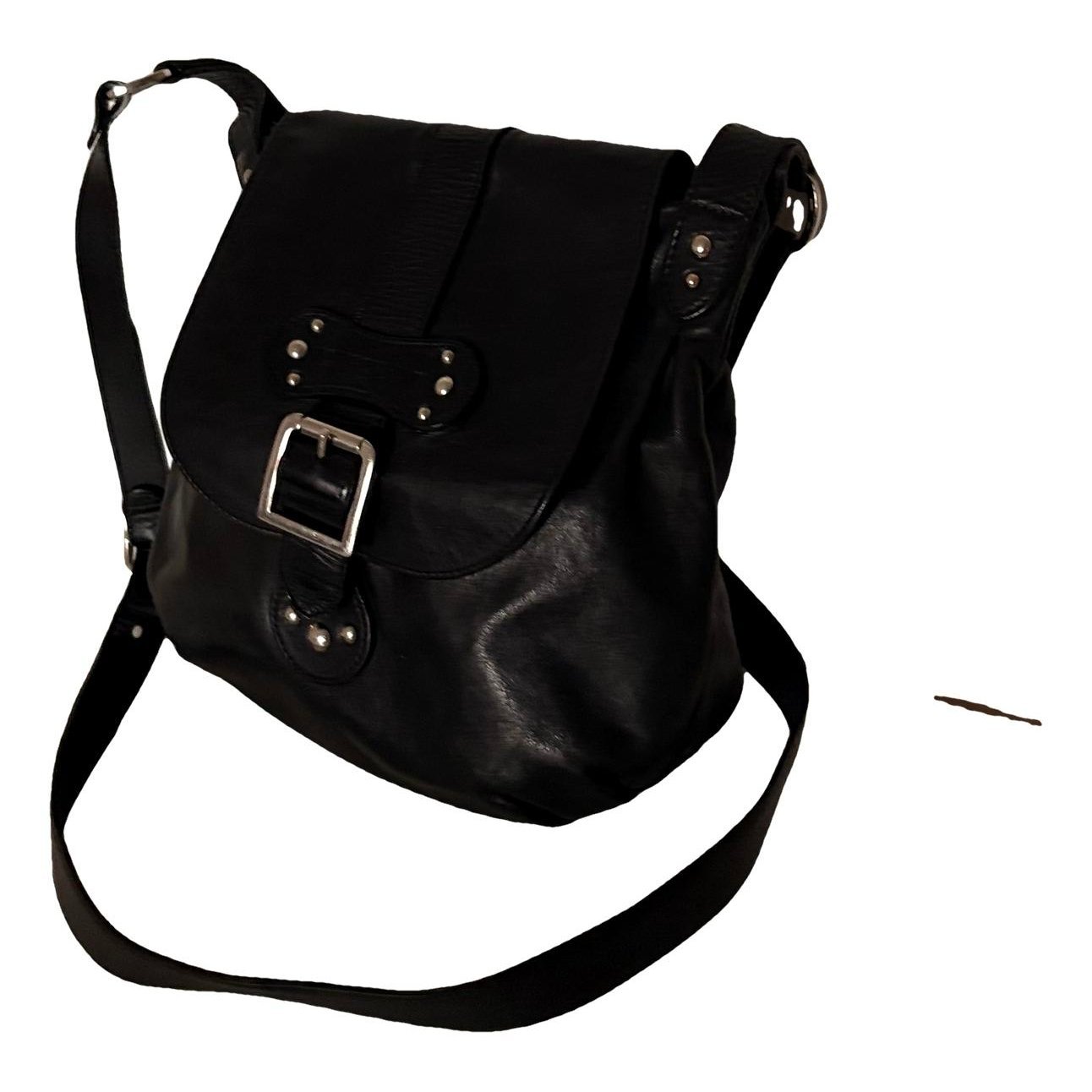 Leather crossbody bag