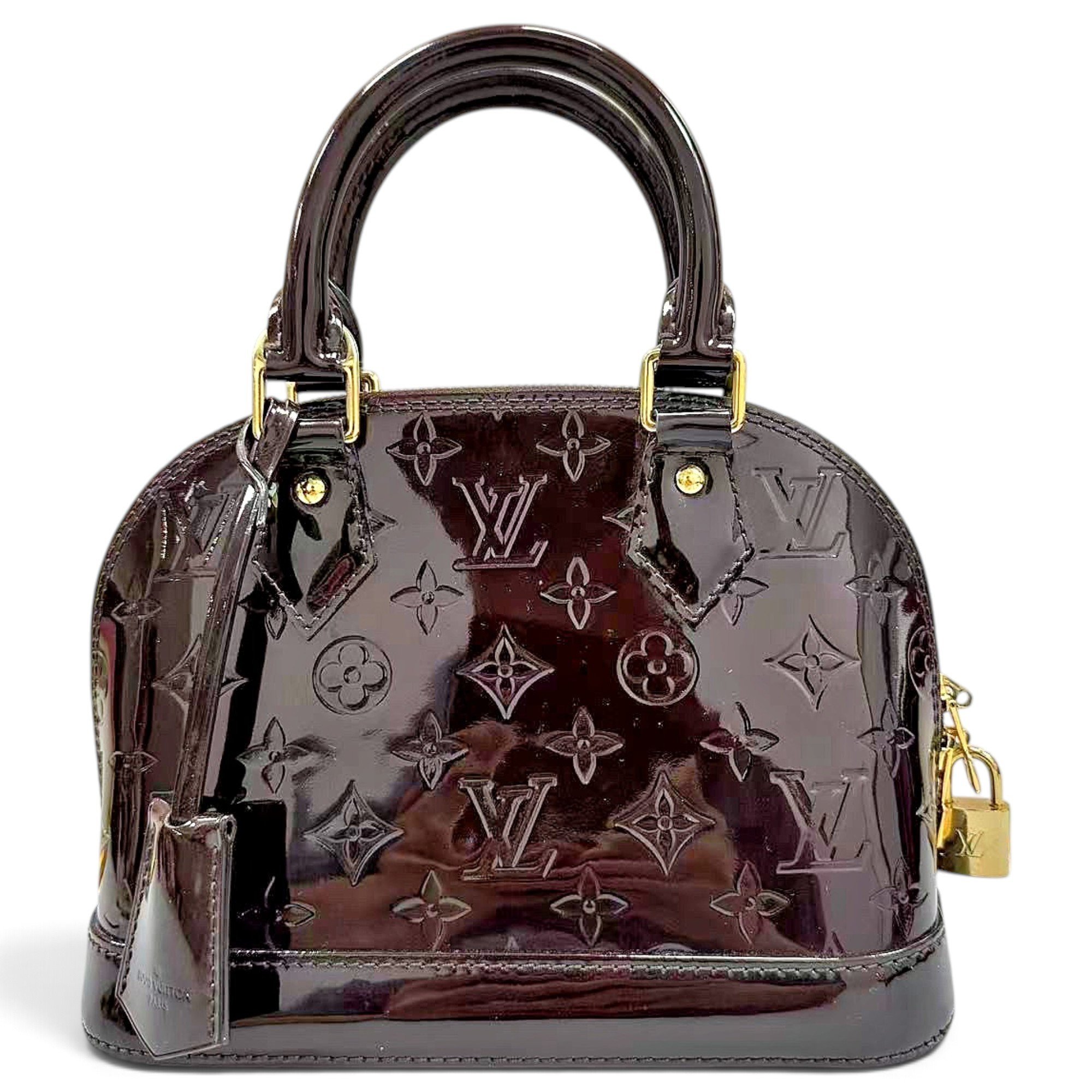 Alma BB patent leather handbag