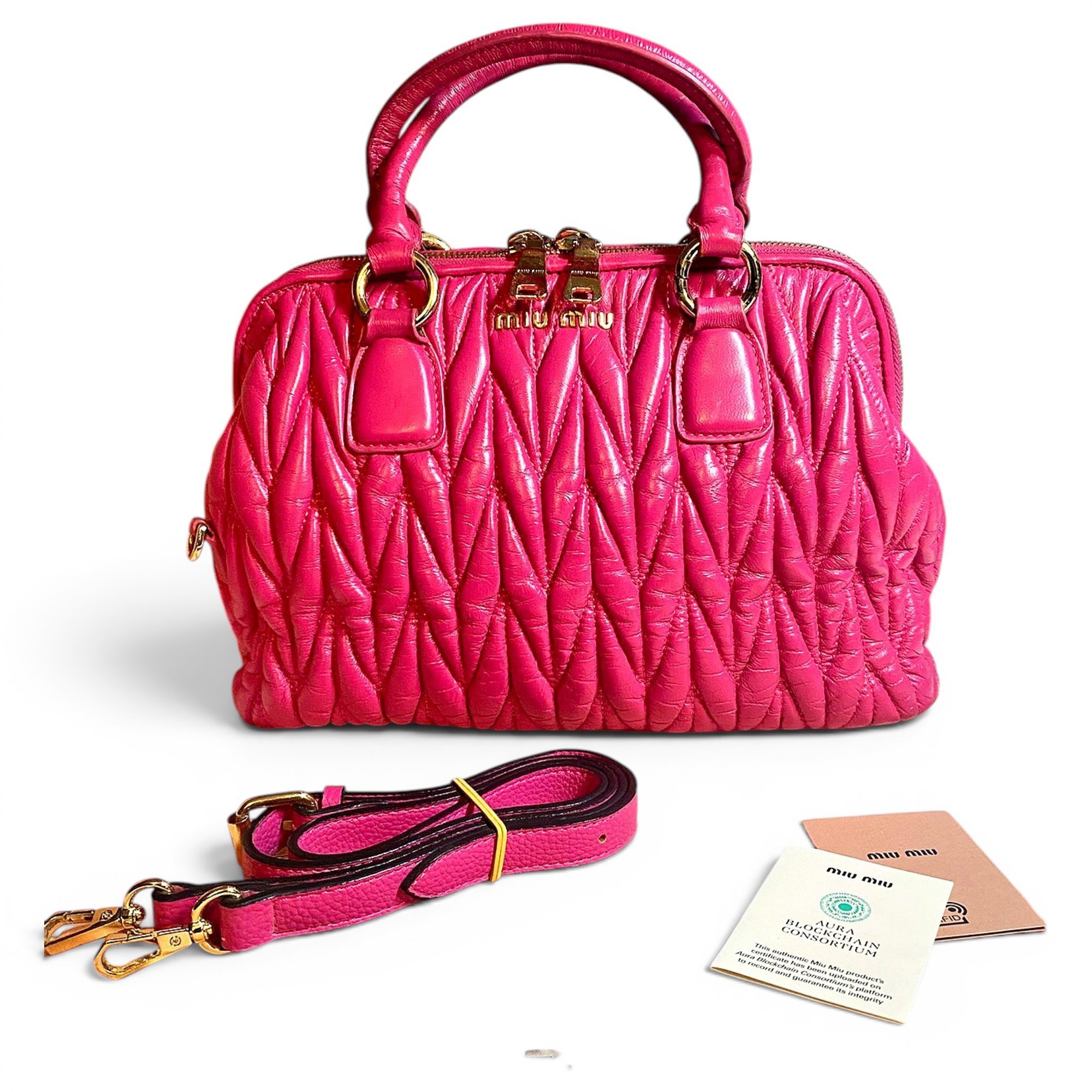 Leather handbag