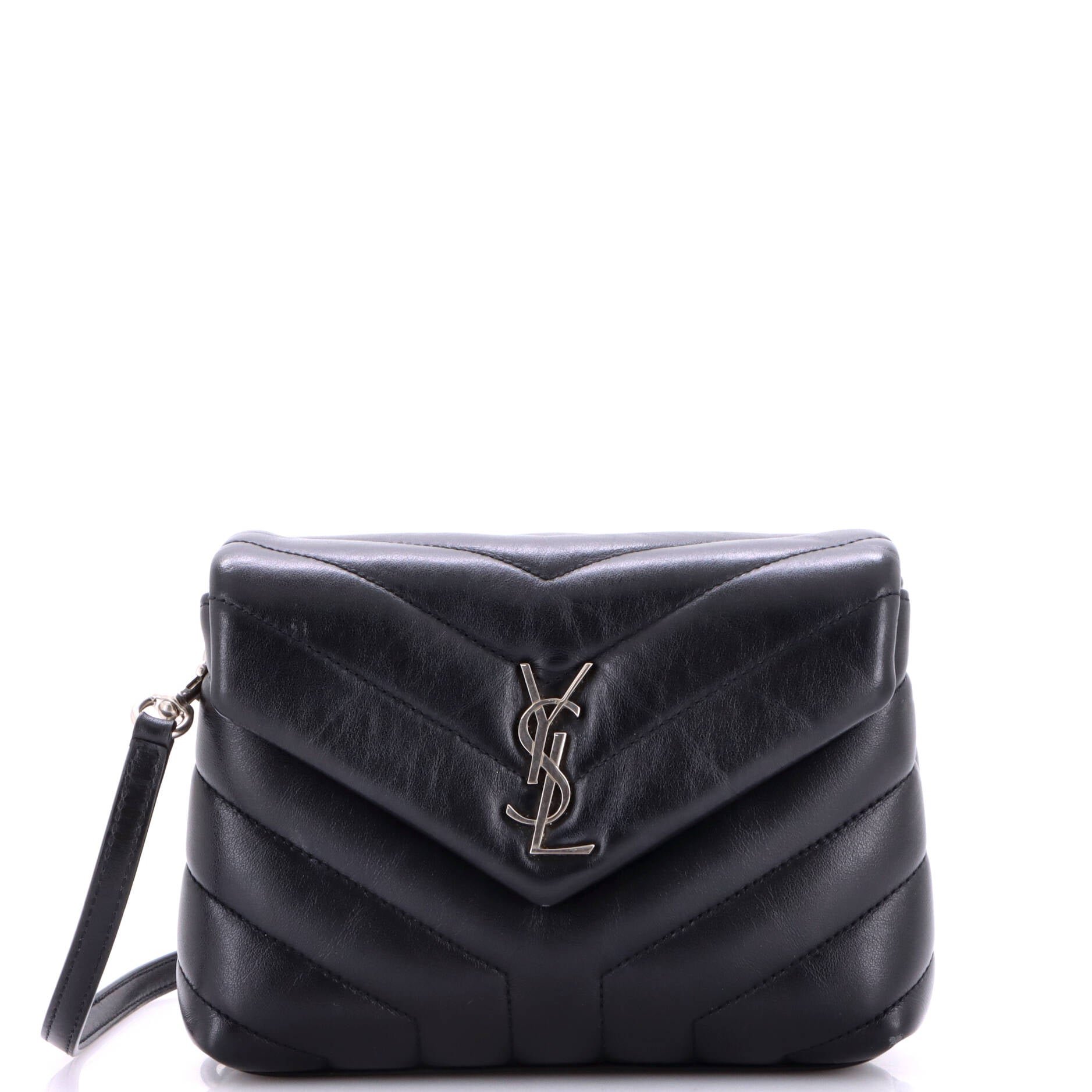 Loulou Shoulder Bag Matelasse Chevron Leather Toy