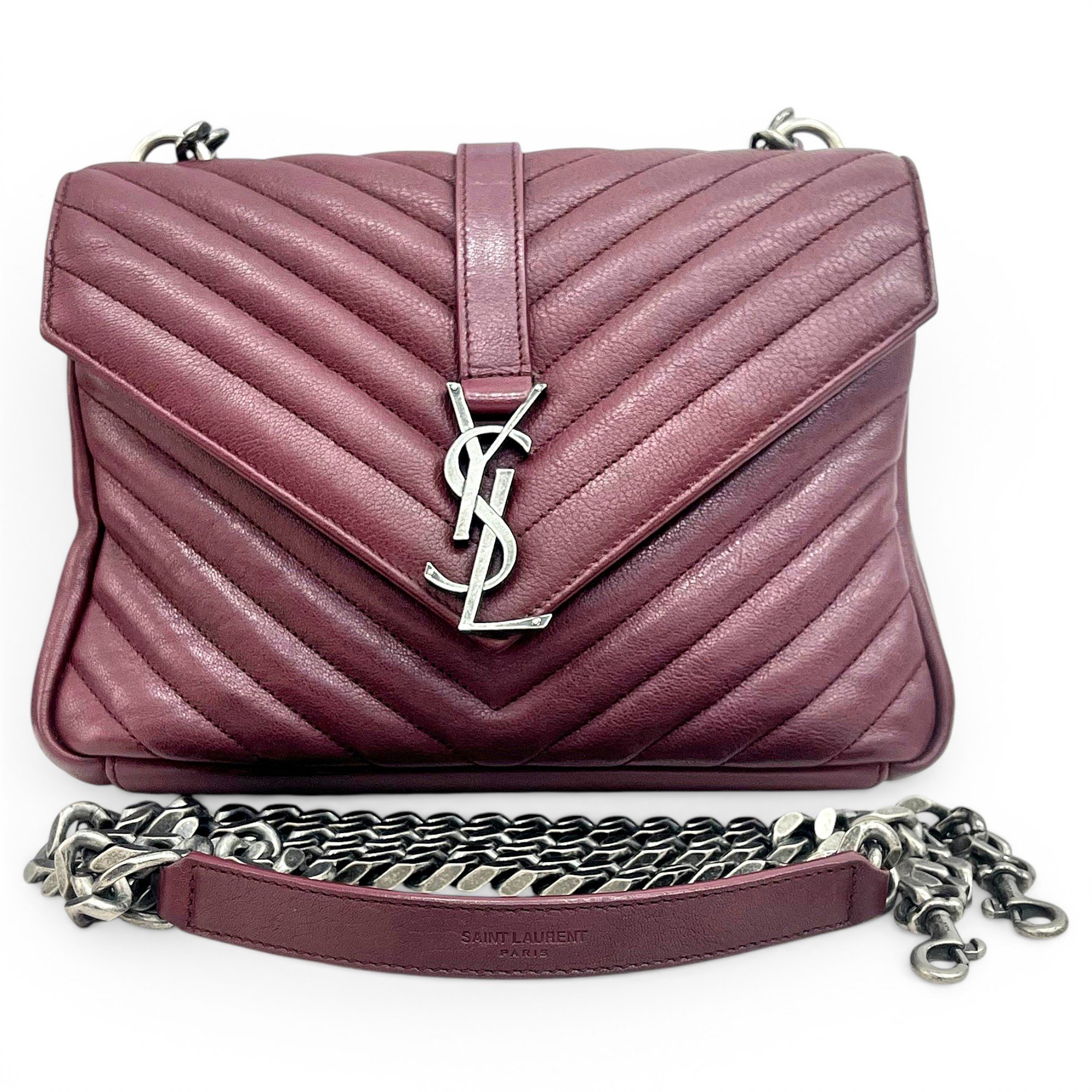 Collége monogramme leather handbag