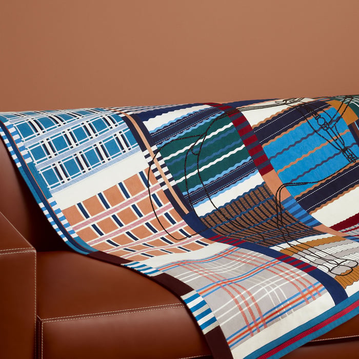 Casaque Patchwork De Sangles Blanket