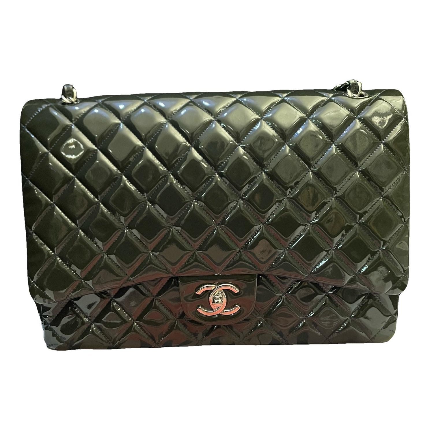 Timeless/Classique patent leather handbag