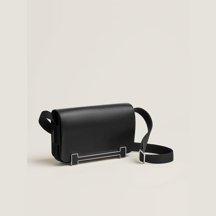 Noir Hermès Geta 슬림 백