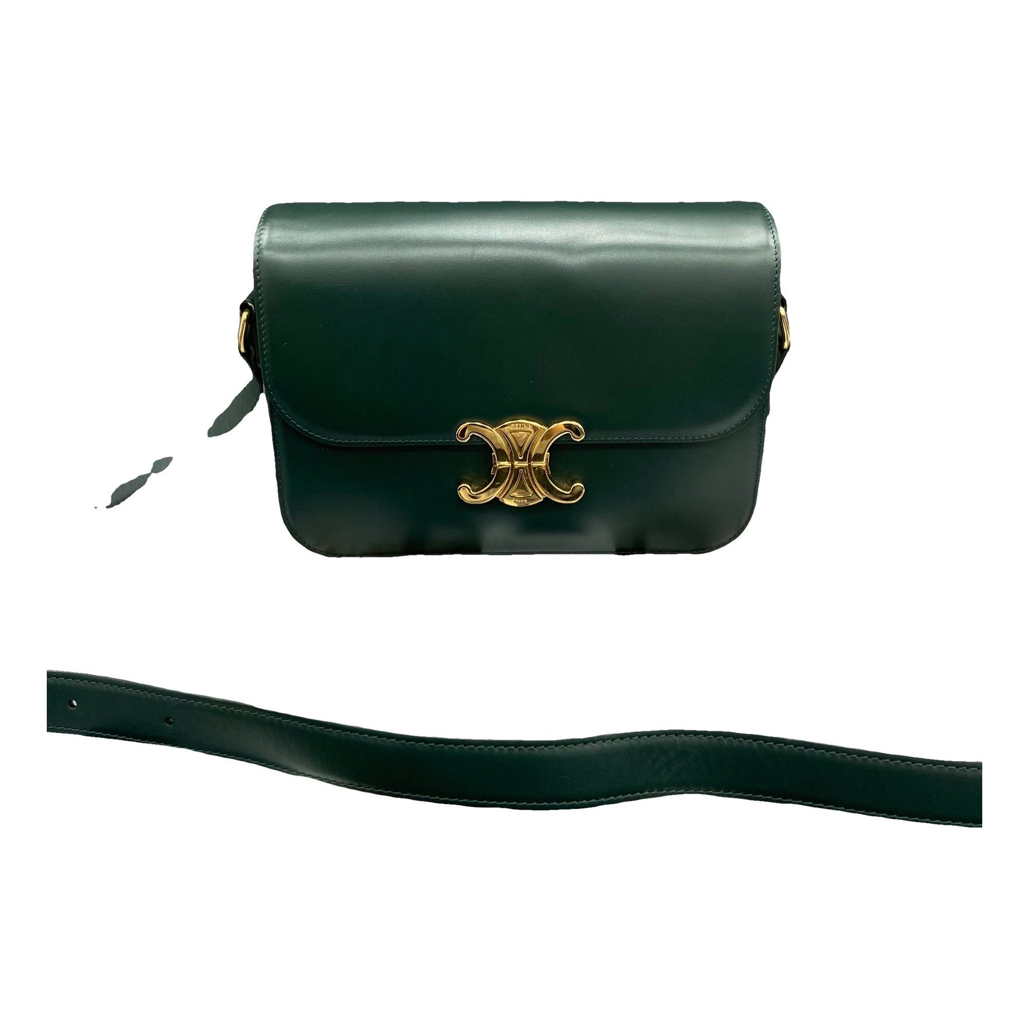 Triomphe leather handbag