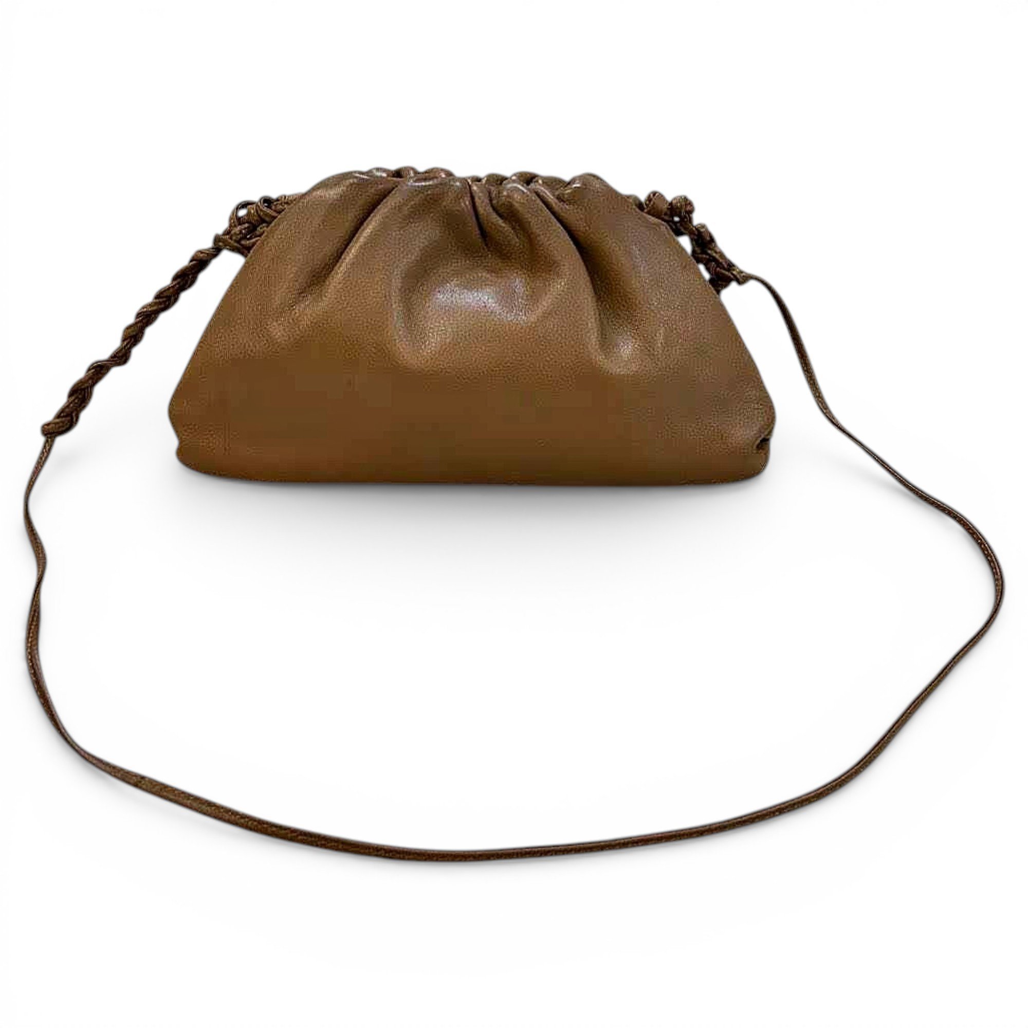 Pouch leather handbag