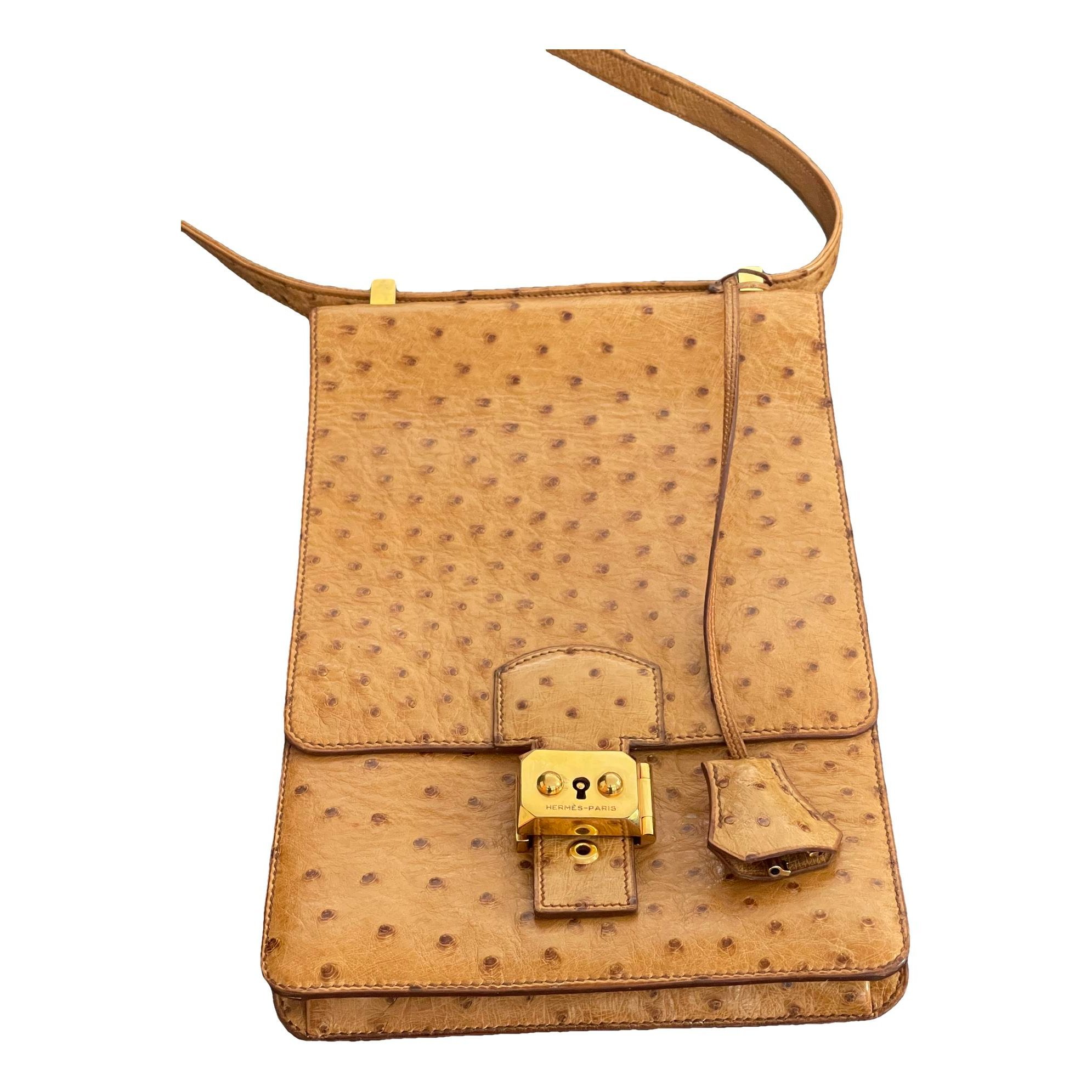 Ostrich handbag