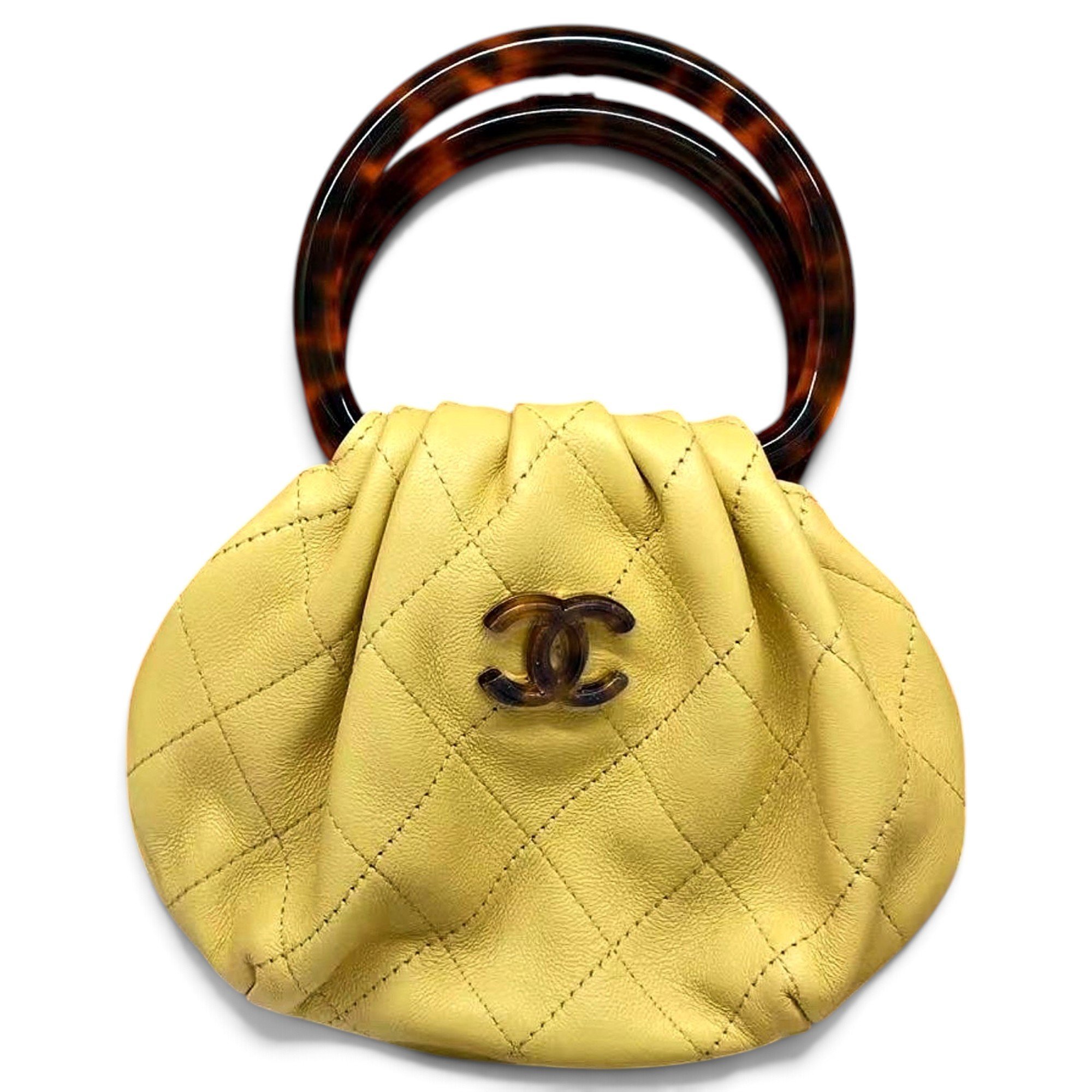 Wallet On Chain Cambon leather handbag