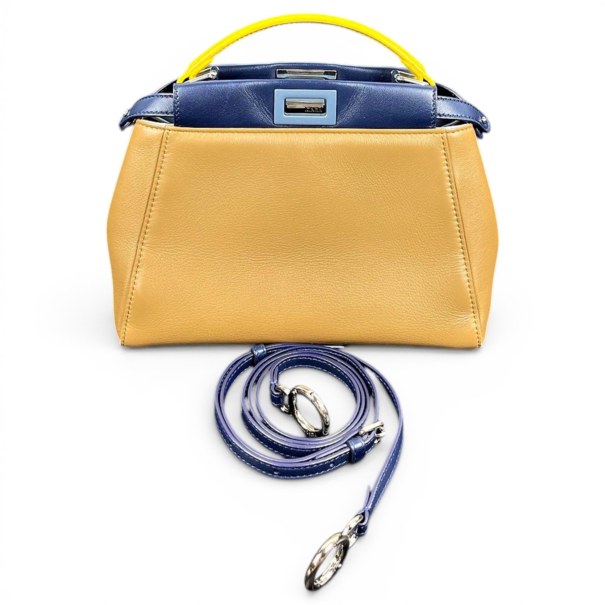 Peekaboo leather handbag