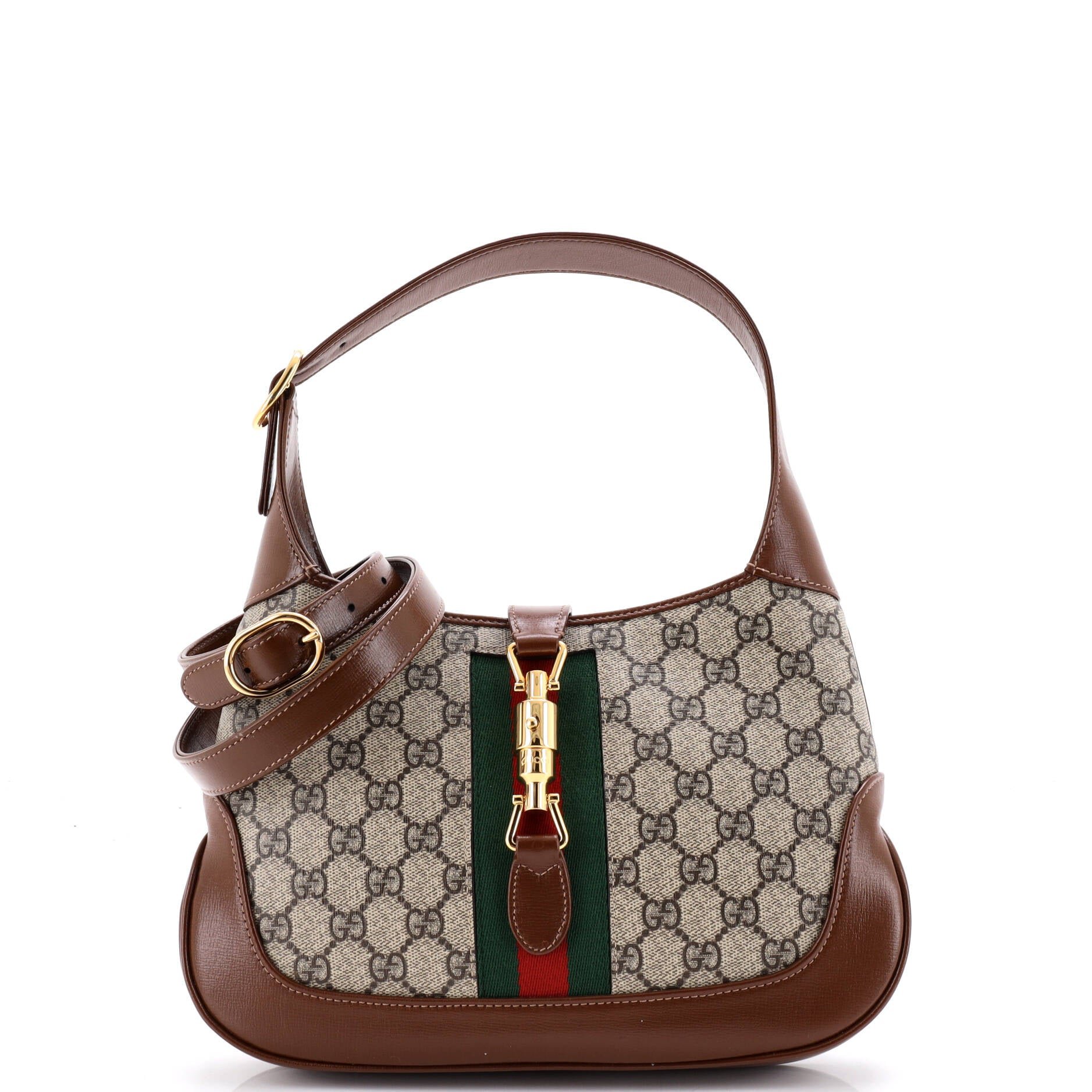 Jackie 1961 Hobo GG Coated Canvas Small