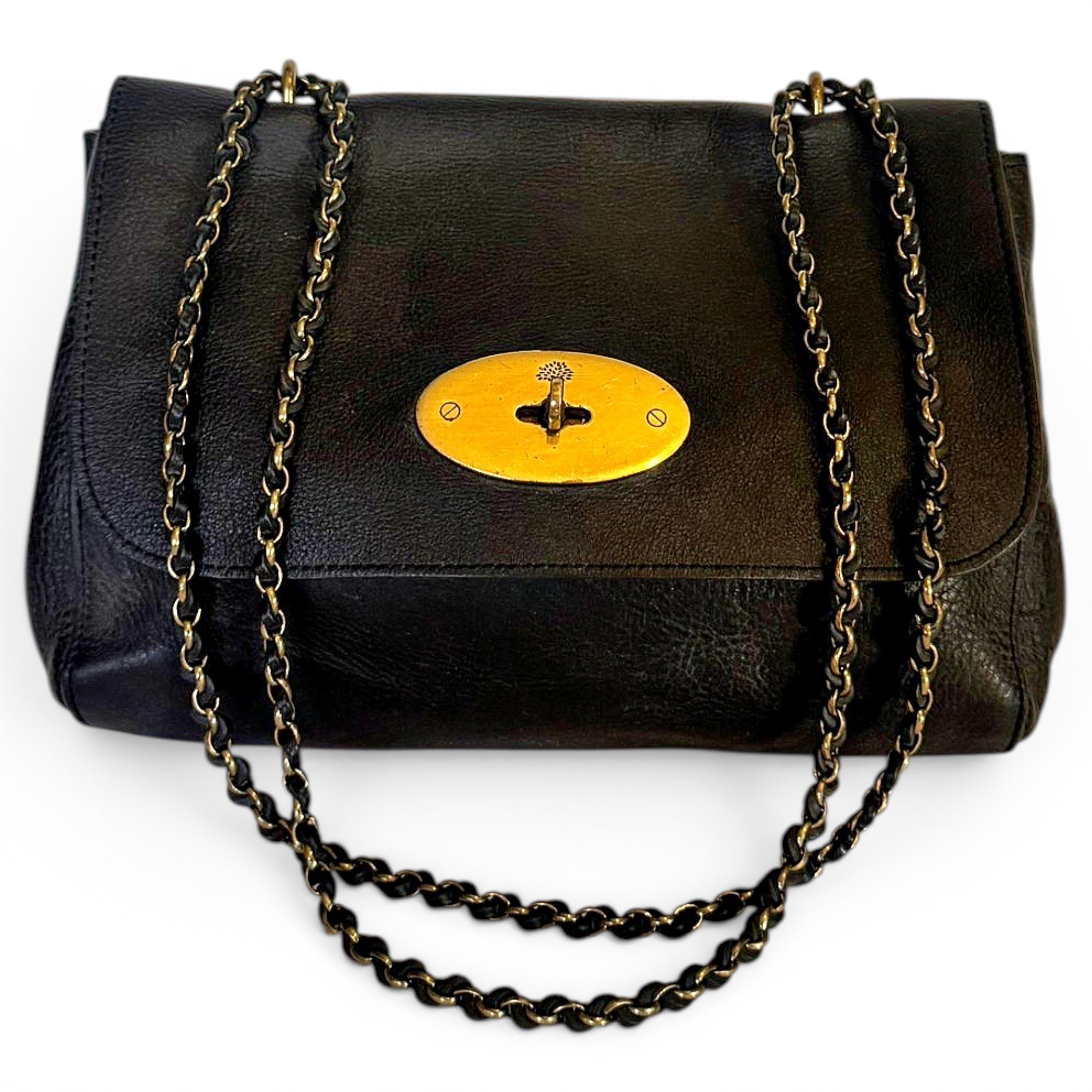 Lily leather handbag