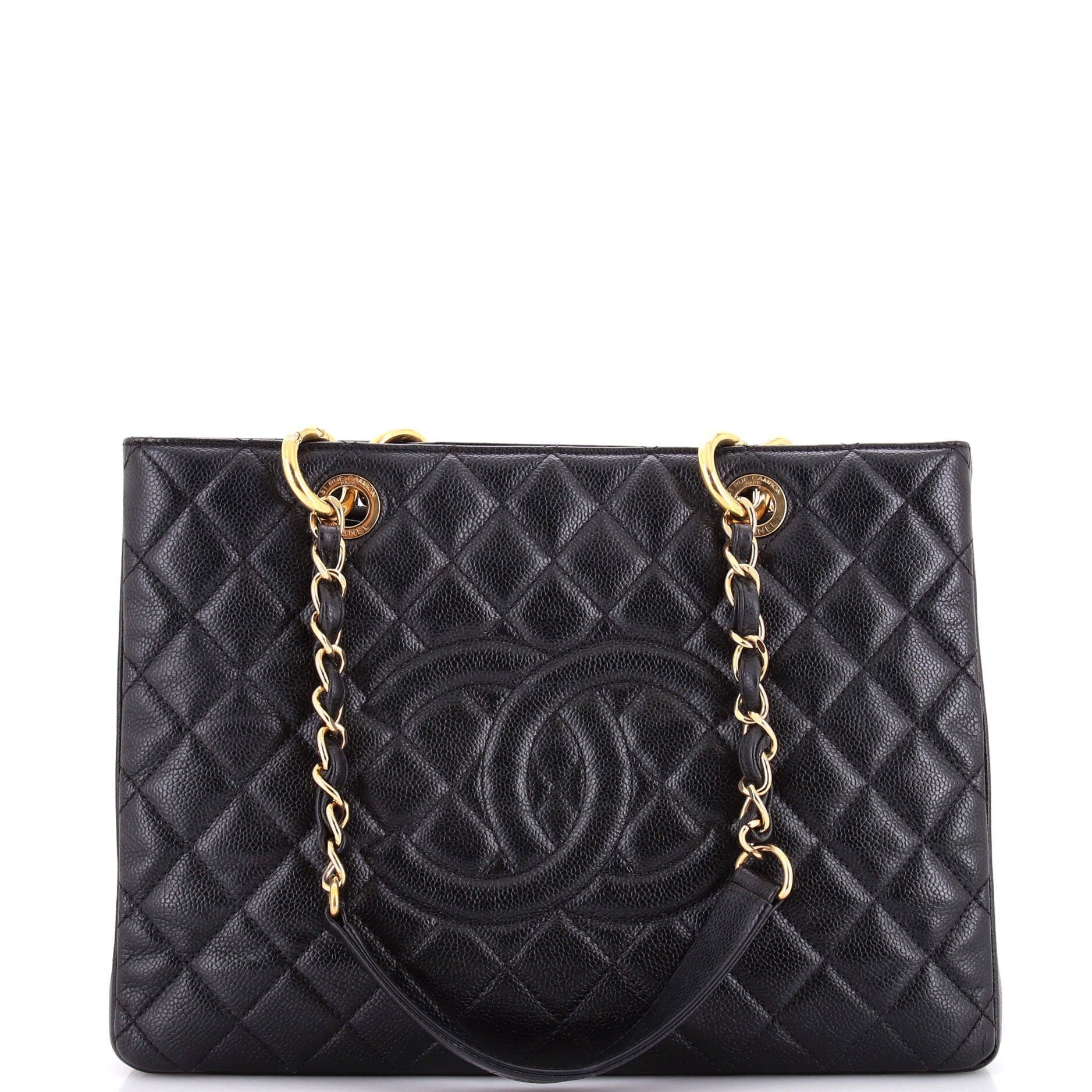 Classic CC Shopping leather tote