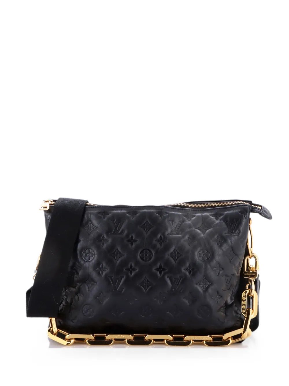 Coussin Bag Monogram Embossed Lambskin MM crossbody bag