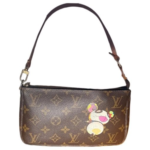 Pochette Accessoire leather handbag