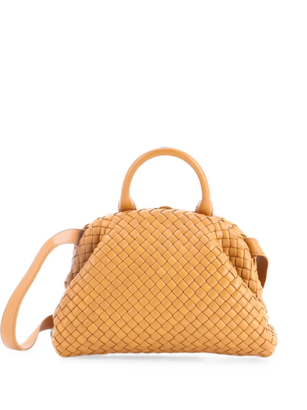 Padded Handle Tote Intrecciato Nappa Small shoulder bag