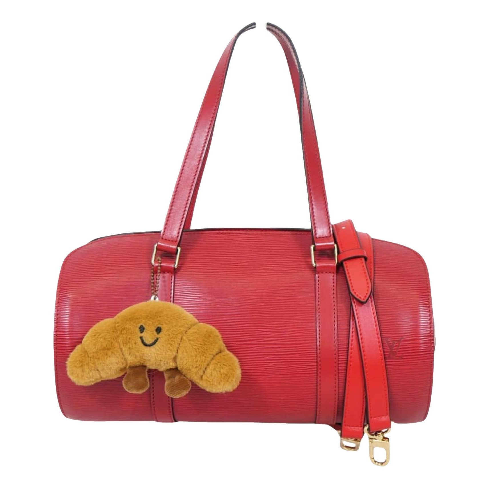 Papillon leather handbag