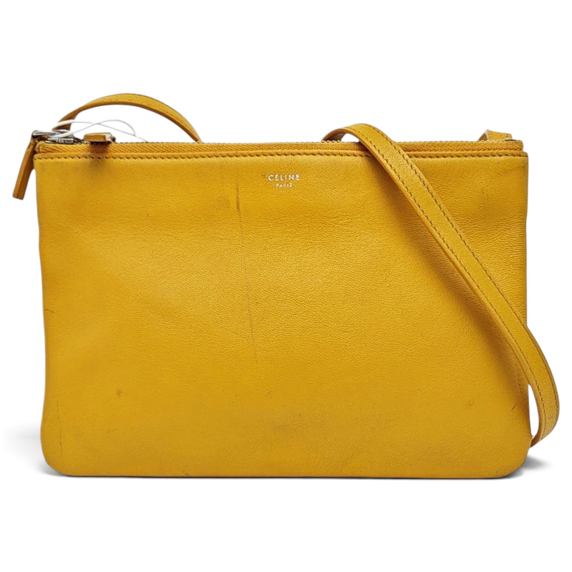 Trio leather crossbody bag