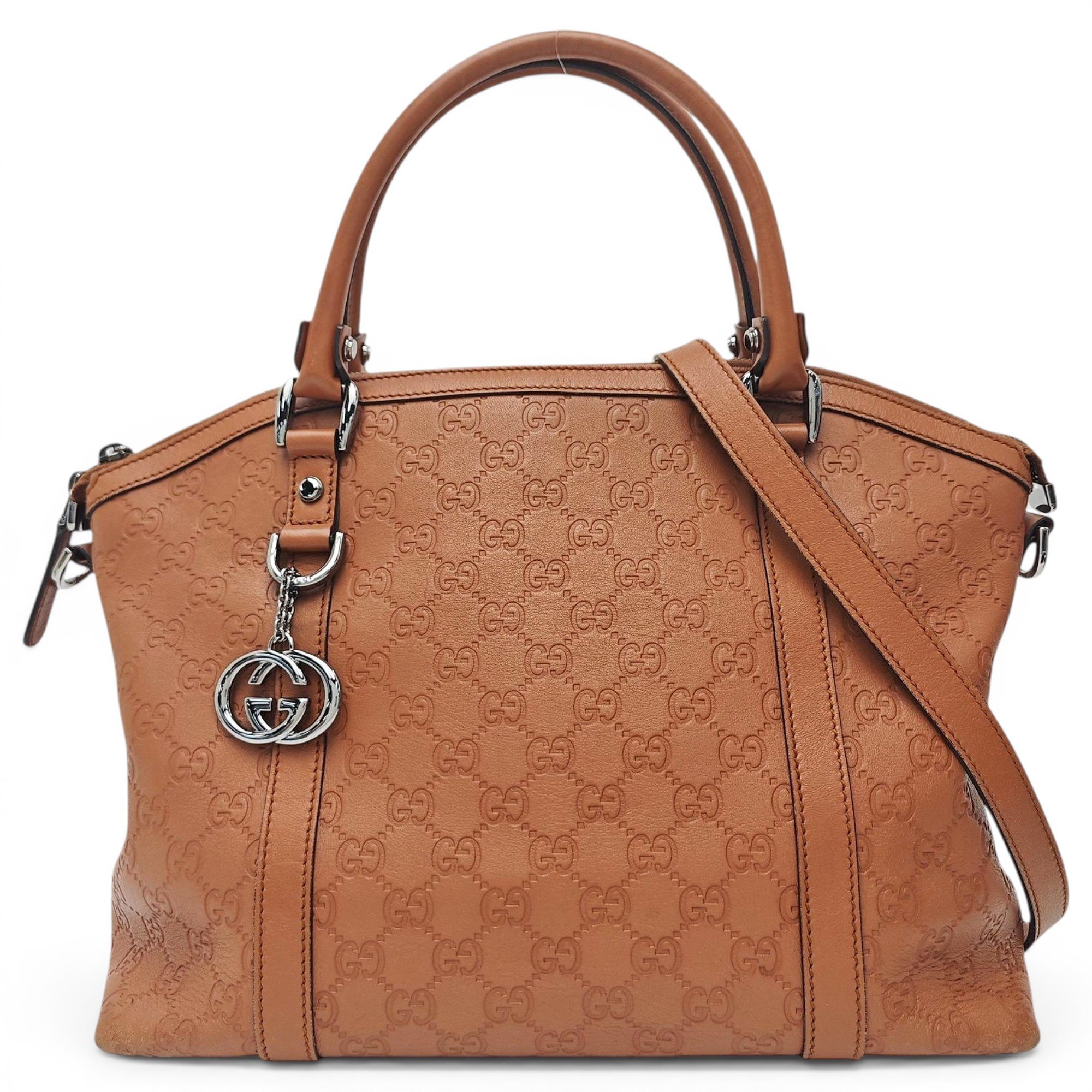 Abbey leather handbag