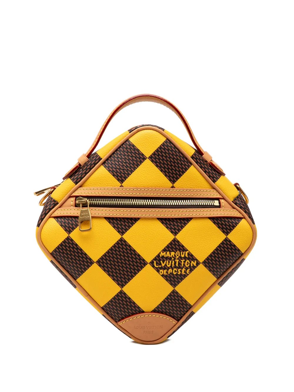 2024-2026 Damier Pop Chess Messenger satchel