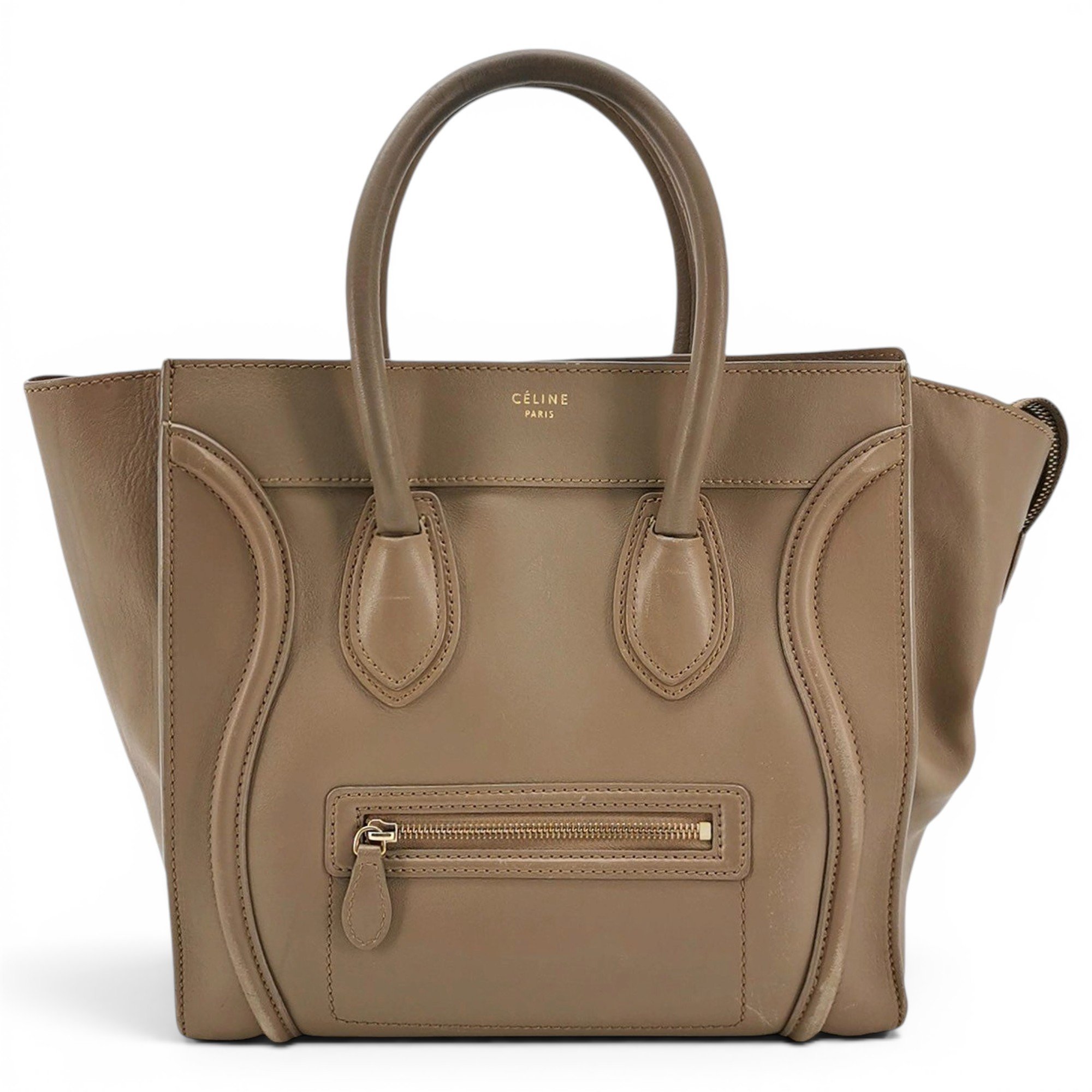 Luggage leather handbag