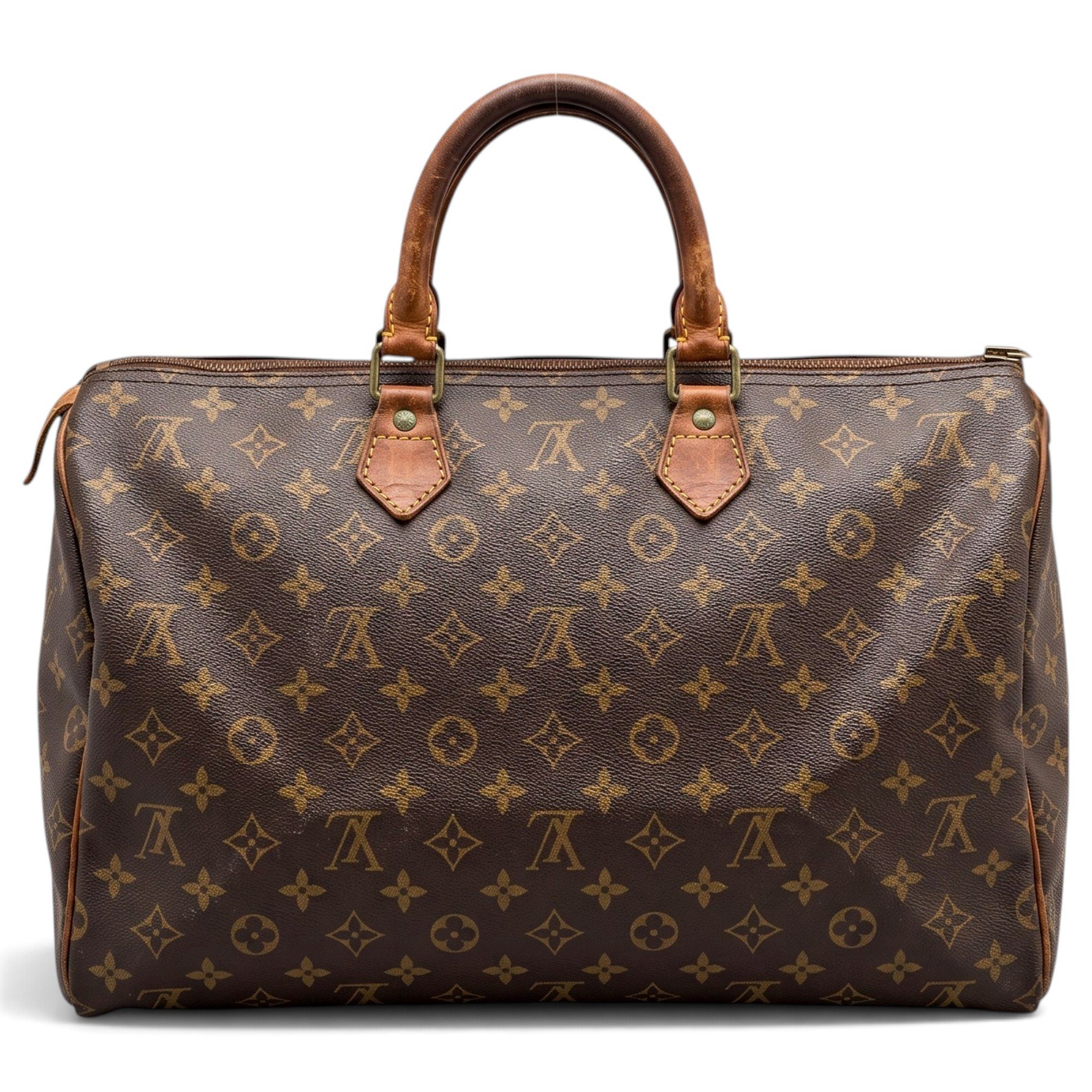 Speedy leather handbag