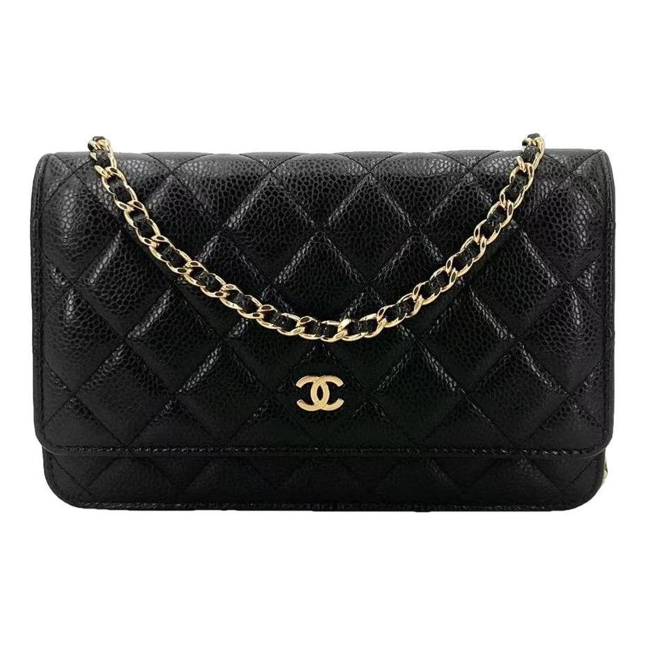 Wallet On Chain Timeless/Classique leather crossbody bag