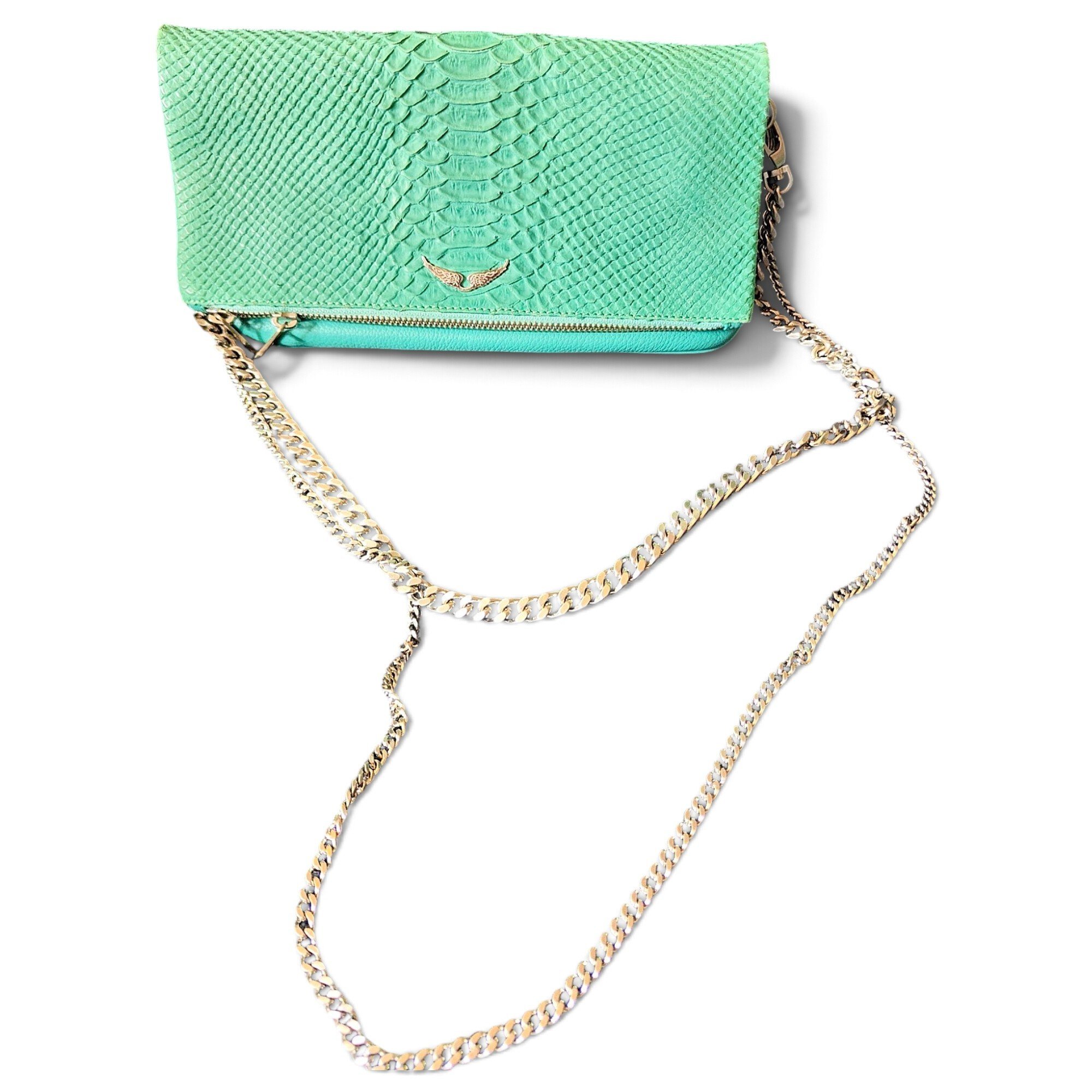 Rock leather crossbody bag
