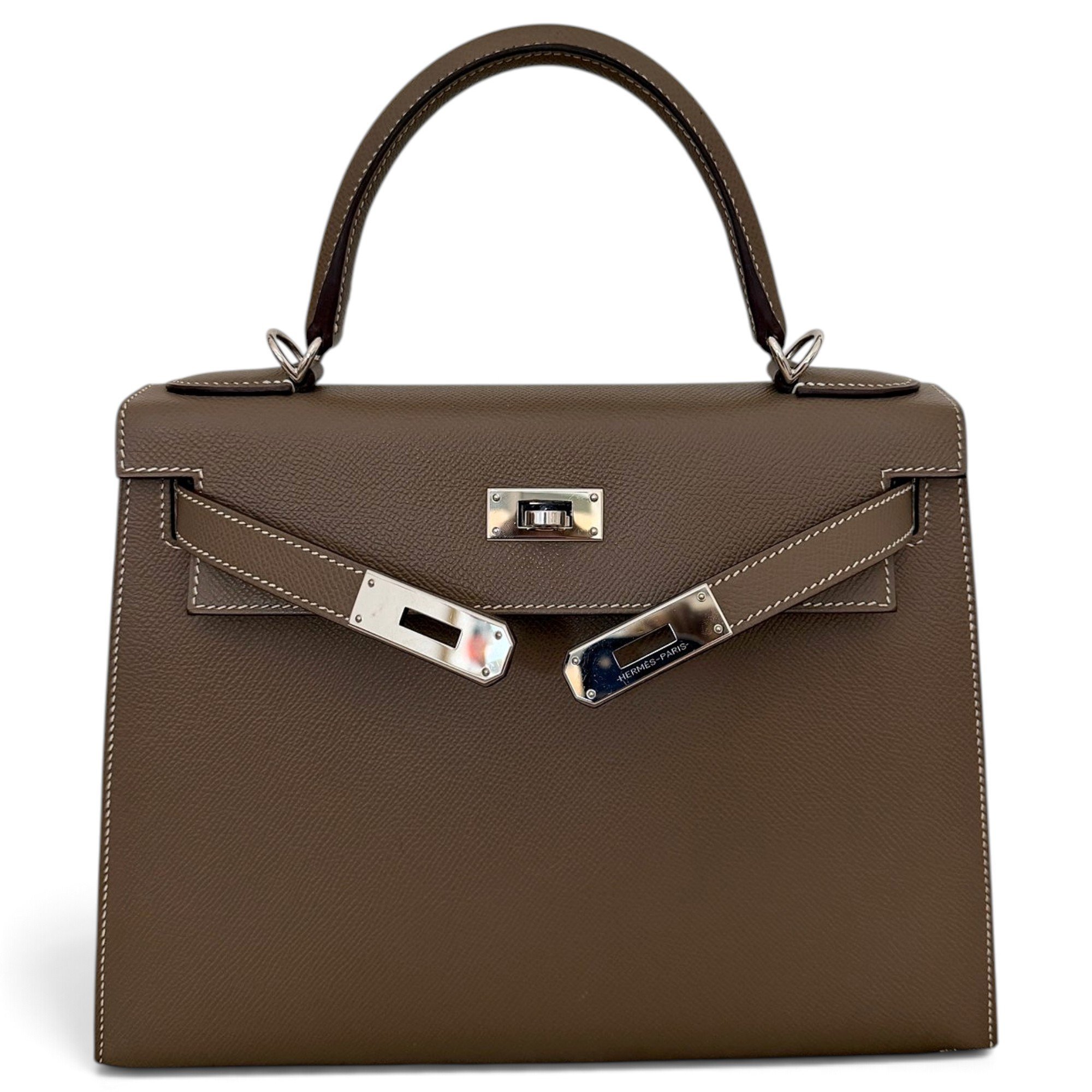 Kelly 28 leather handbag