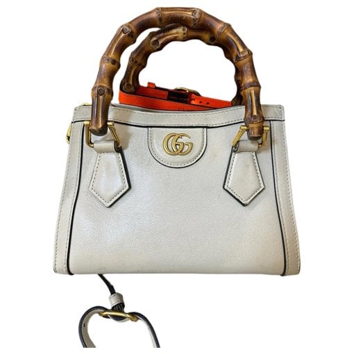 Diana Bamboo leather handbag