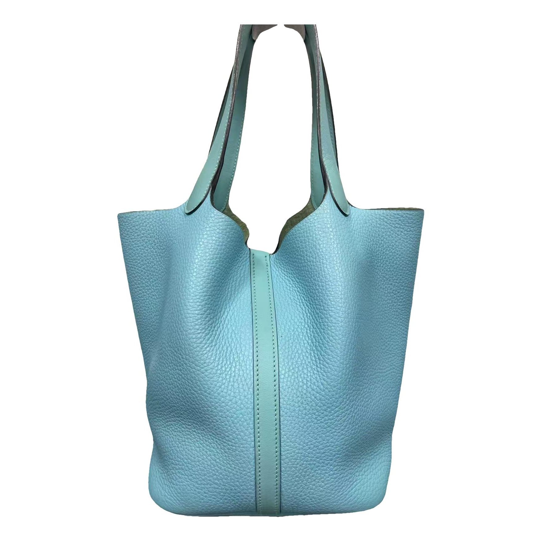 Picotin leather handbag