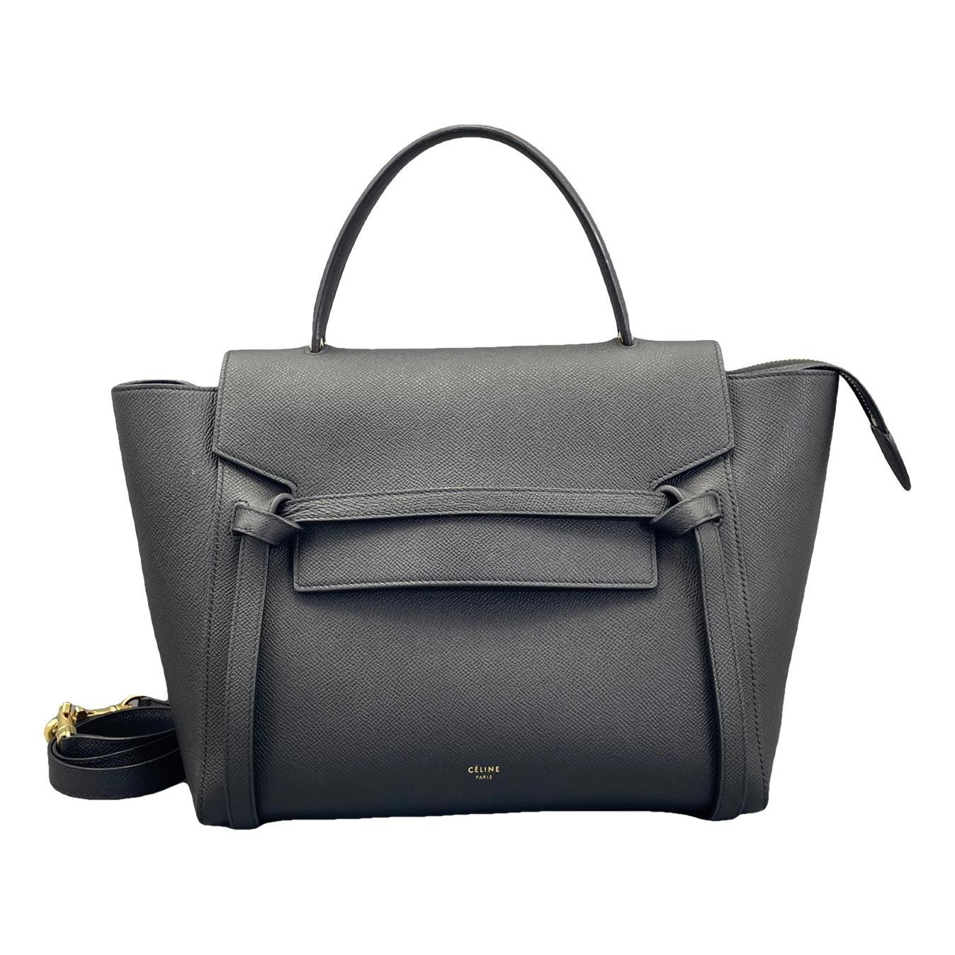 Belt leather handbag