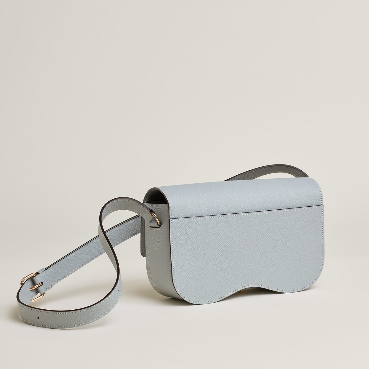 Bleu Glacier Hermès Della Cavalleria Elan Bag