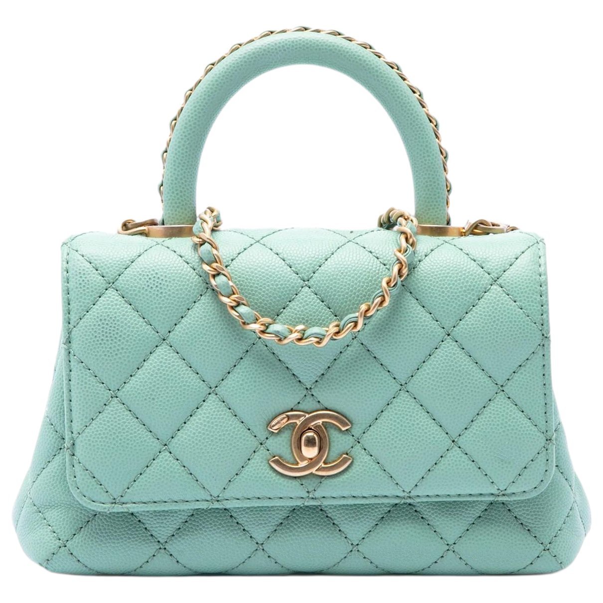 Coco Handle leather handbag