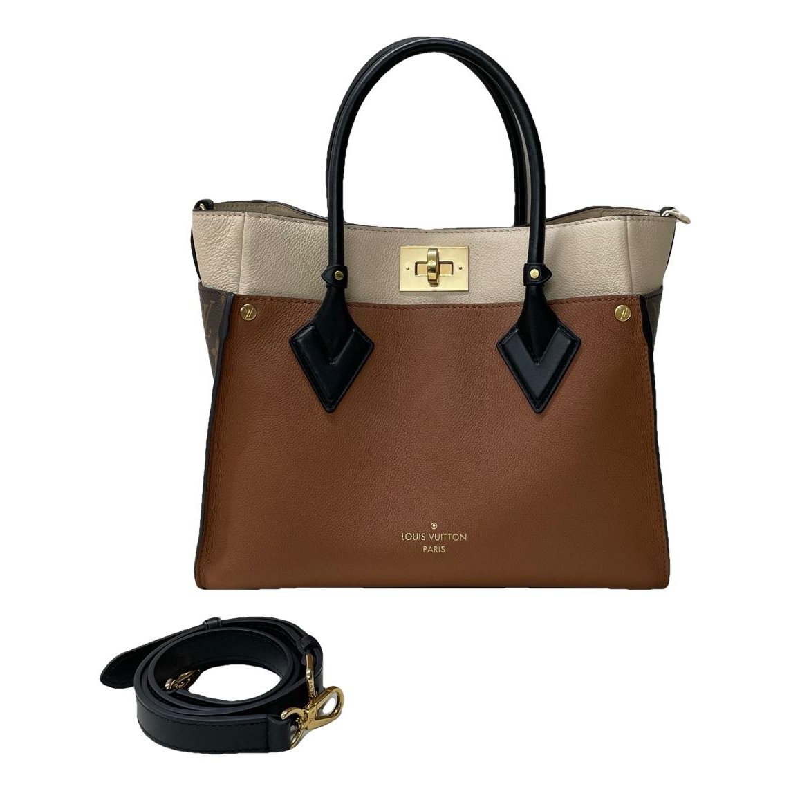 On My Side leather handbag
