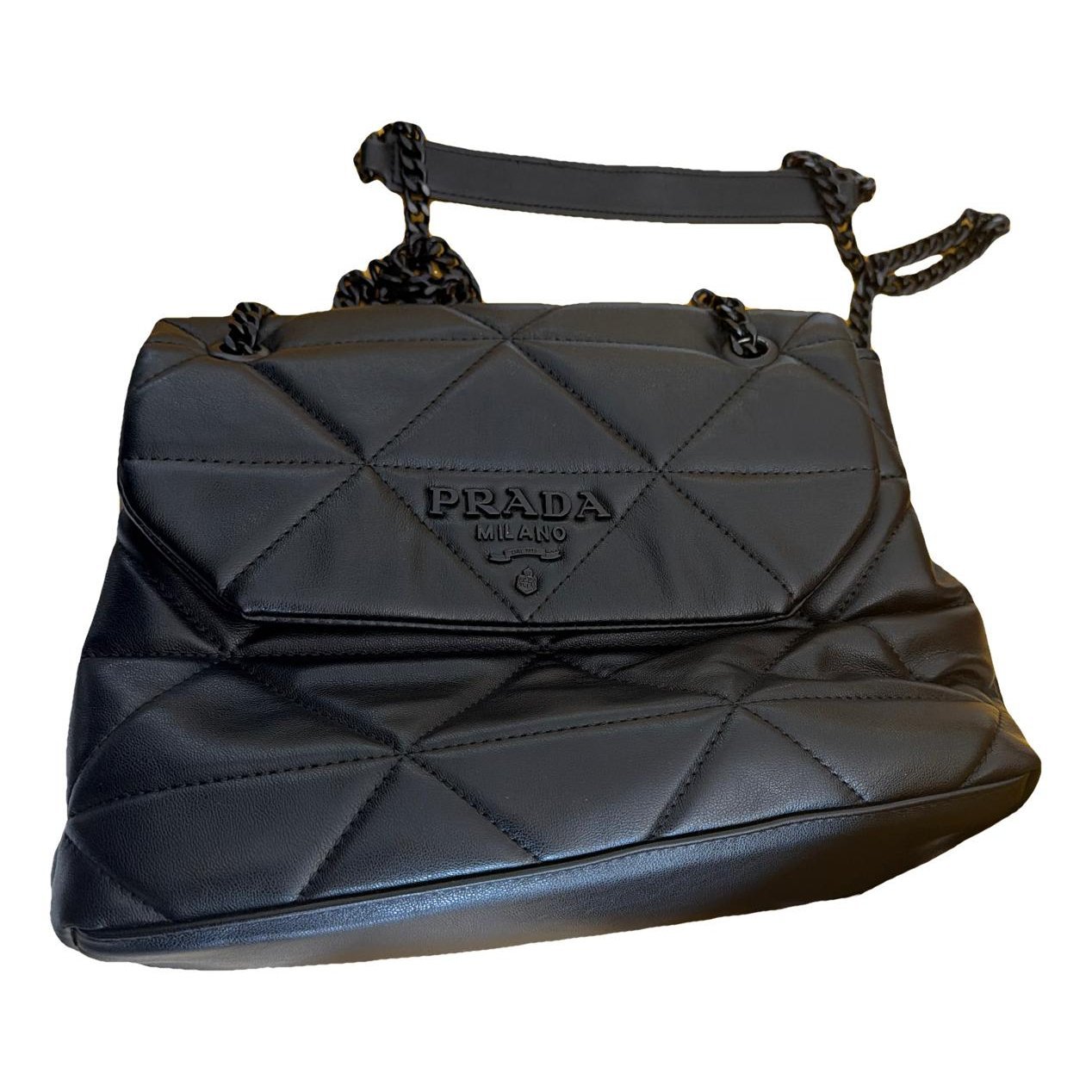 Spectrum leather handbag