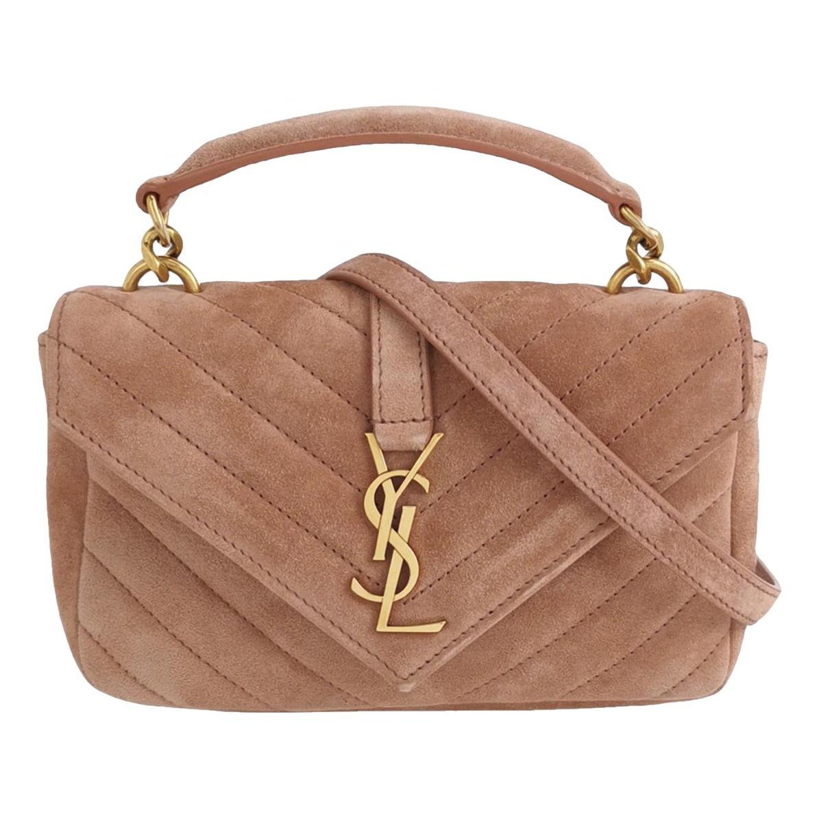 Collége monogramme leather handbag