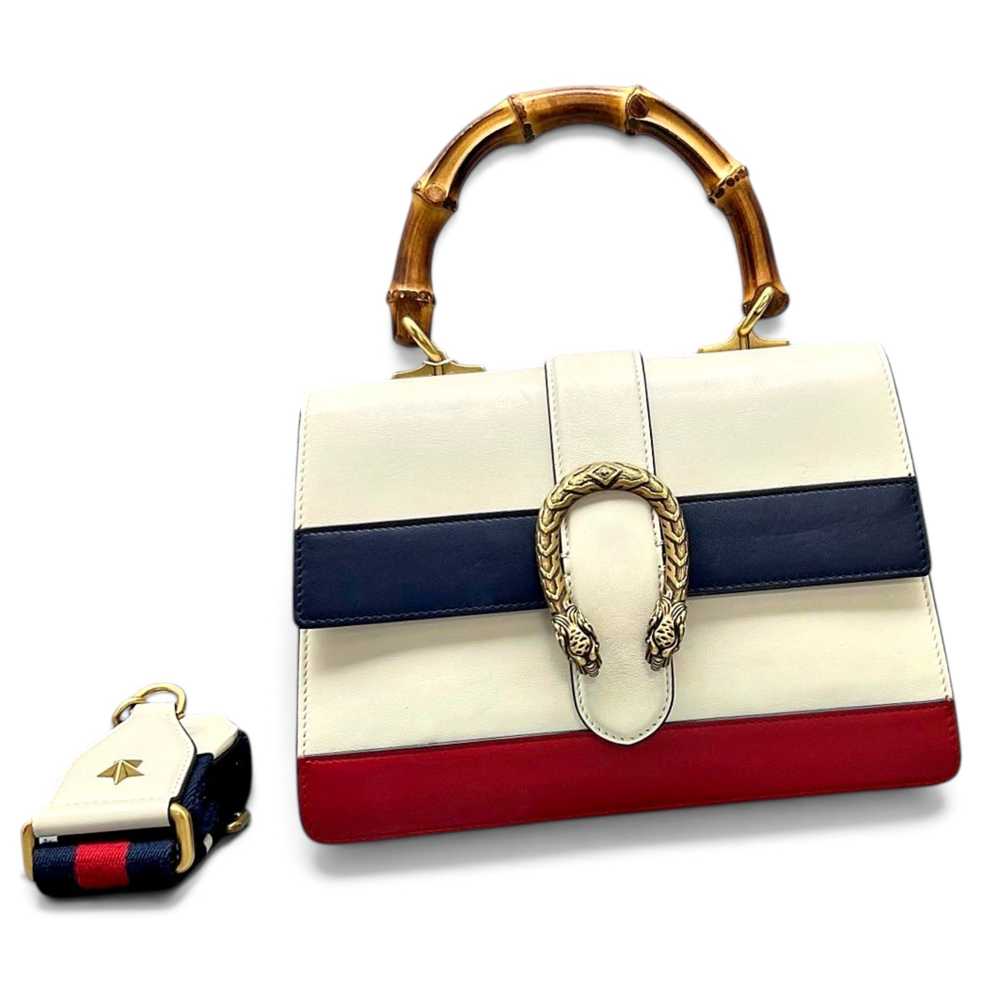 Dionysus Bamboo leather handbag