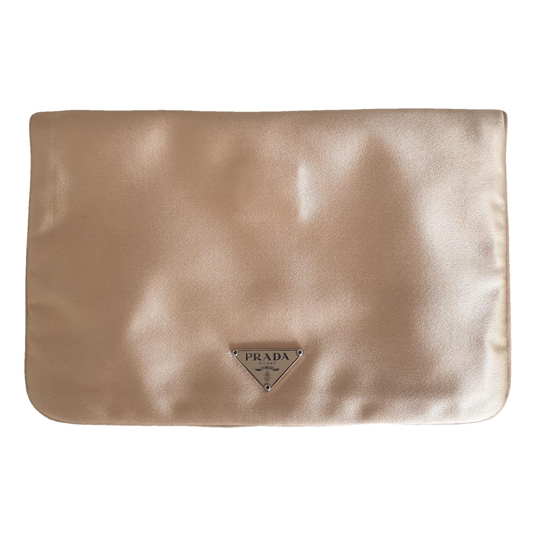 Silk clutch bag
