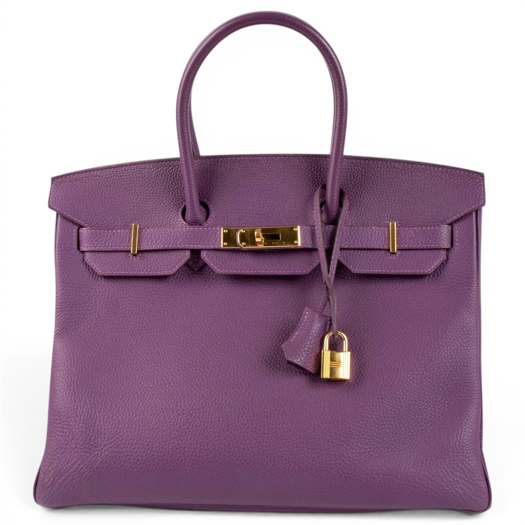 Birkin 35 leather handbag