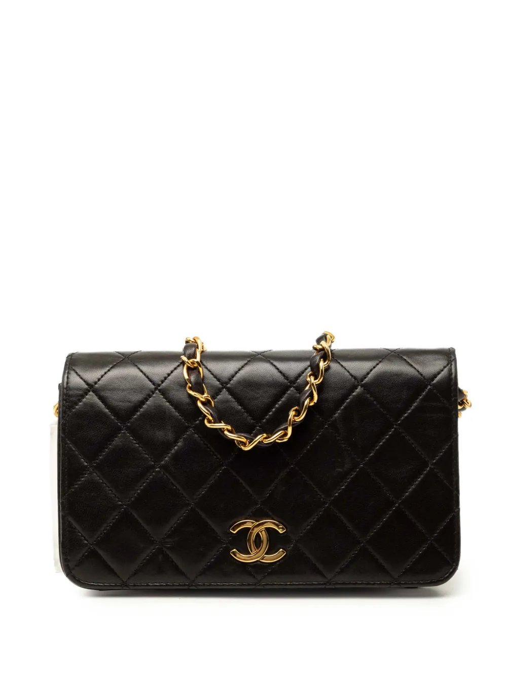 1991-1994 Mini CC Quilted Lambskin Full Flap crossbody bag