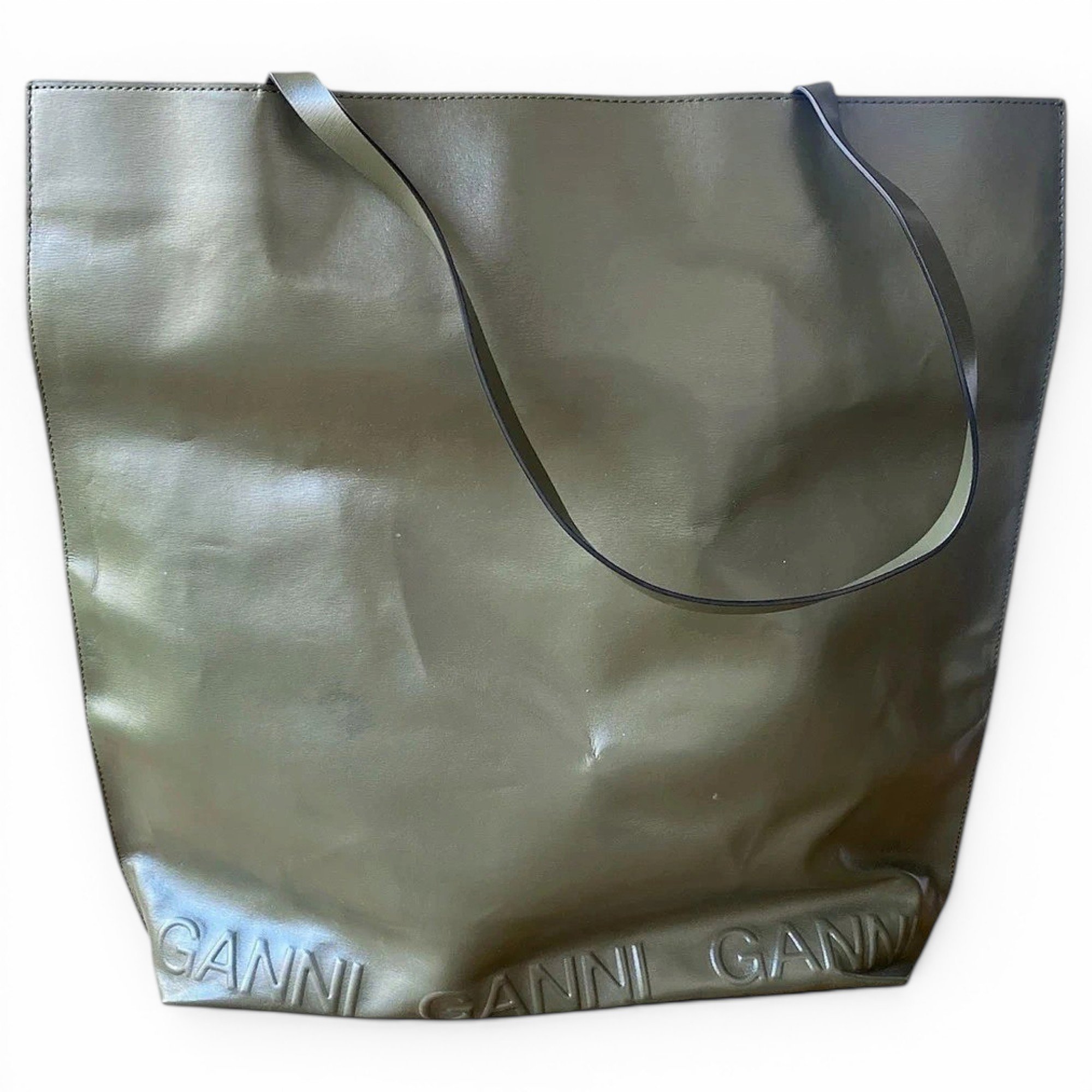 Leather tote