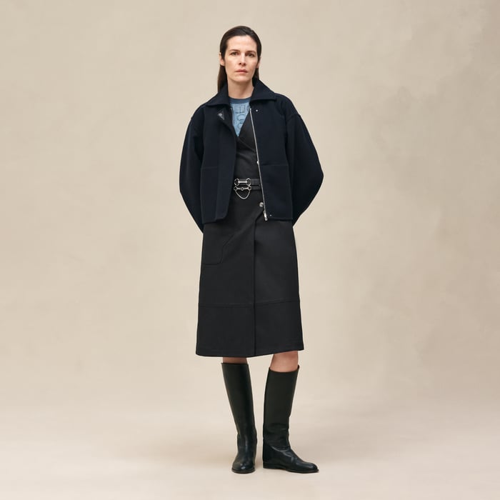 Bleu Noir Cashmere Jacket