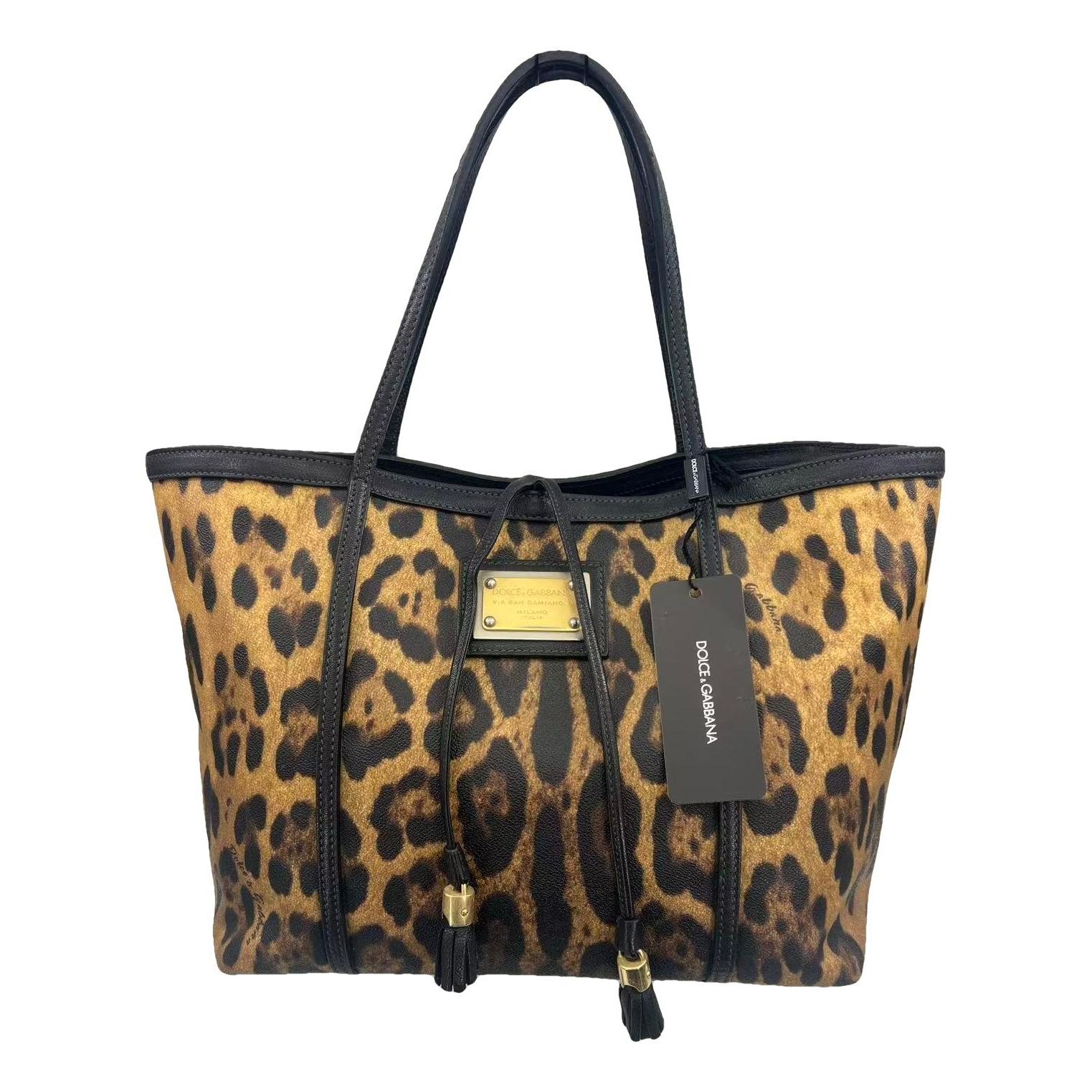 Leather tote