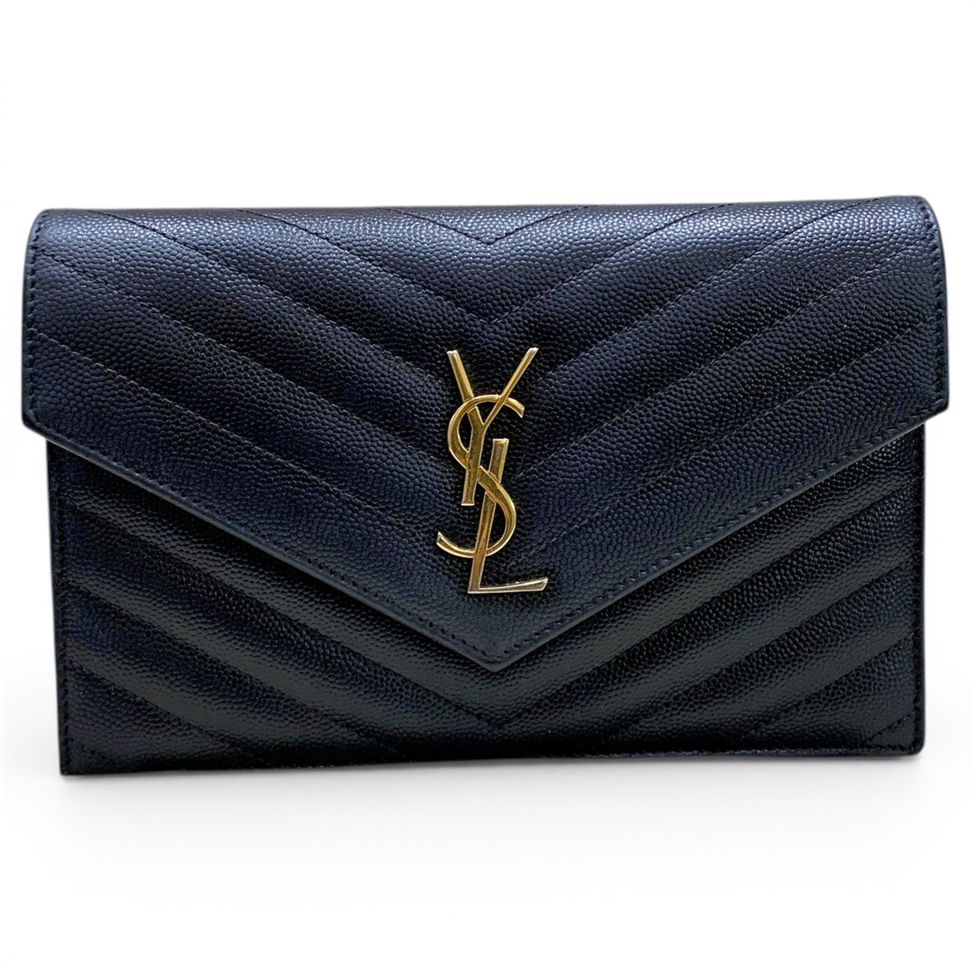 Portefeuille enveloppe leather crossbody bag