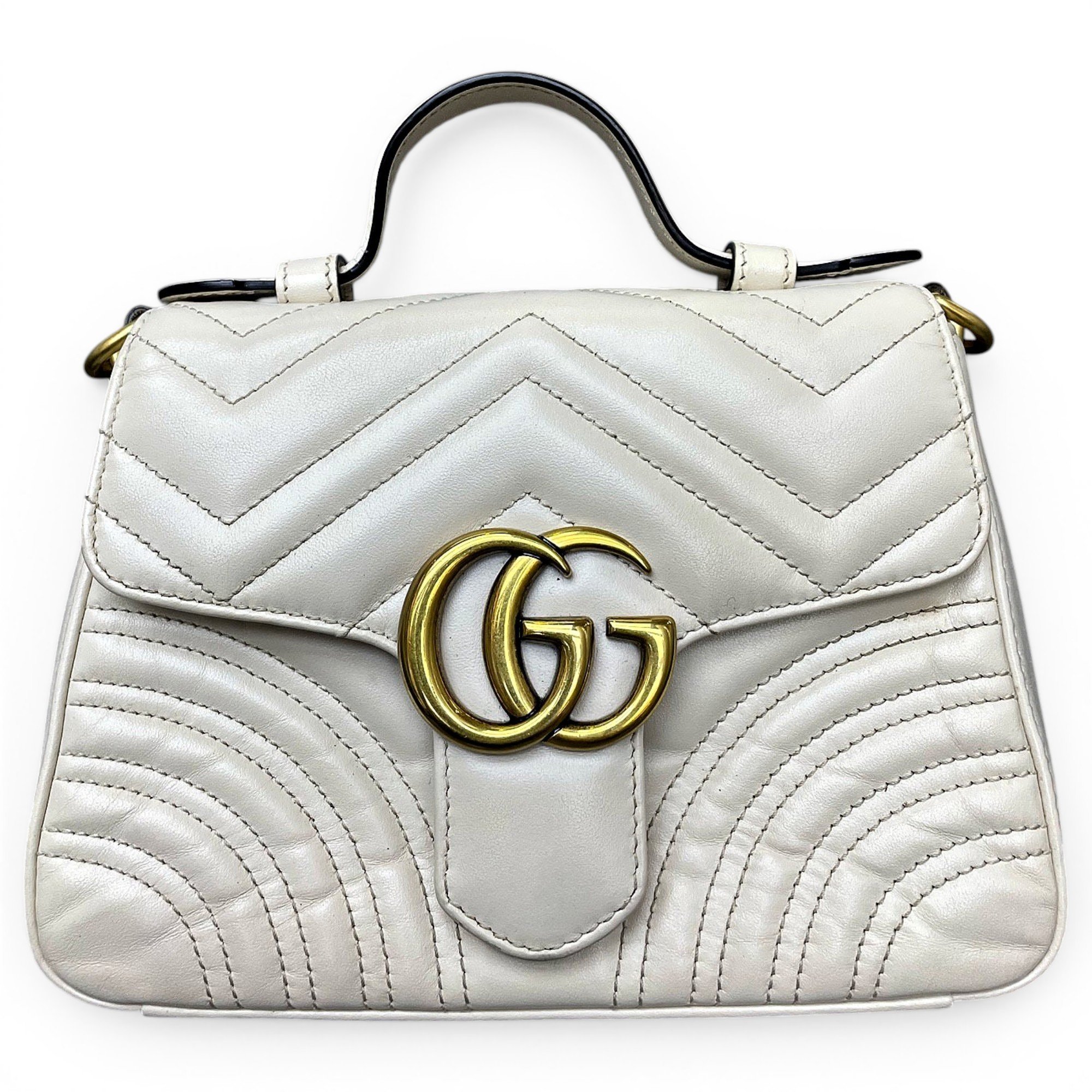GG Marmont Flap leather handbag